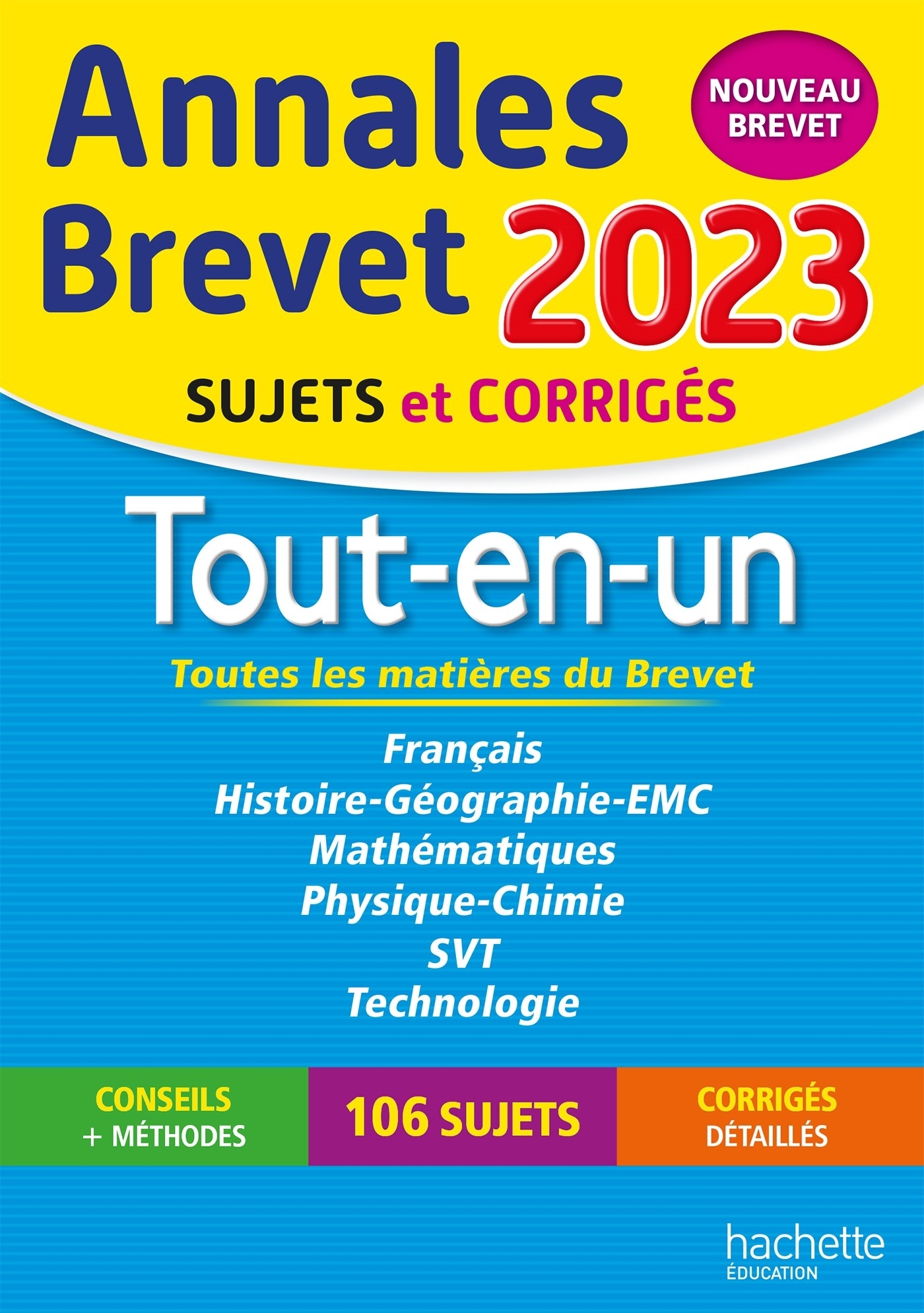 Annales BREVET 2023 Tout-en-un - Réauté Brigitte, Laskar Michèle, Rousseau Philippe, Saïsse Christophe, Dessaint Sébastien, Gorillot Malorie - HACHETTE EDUC