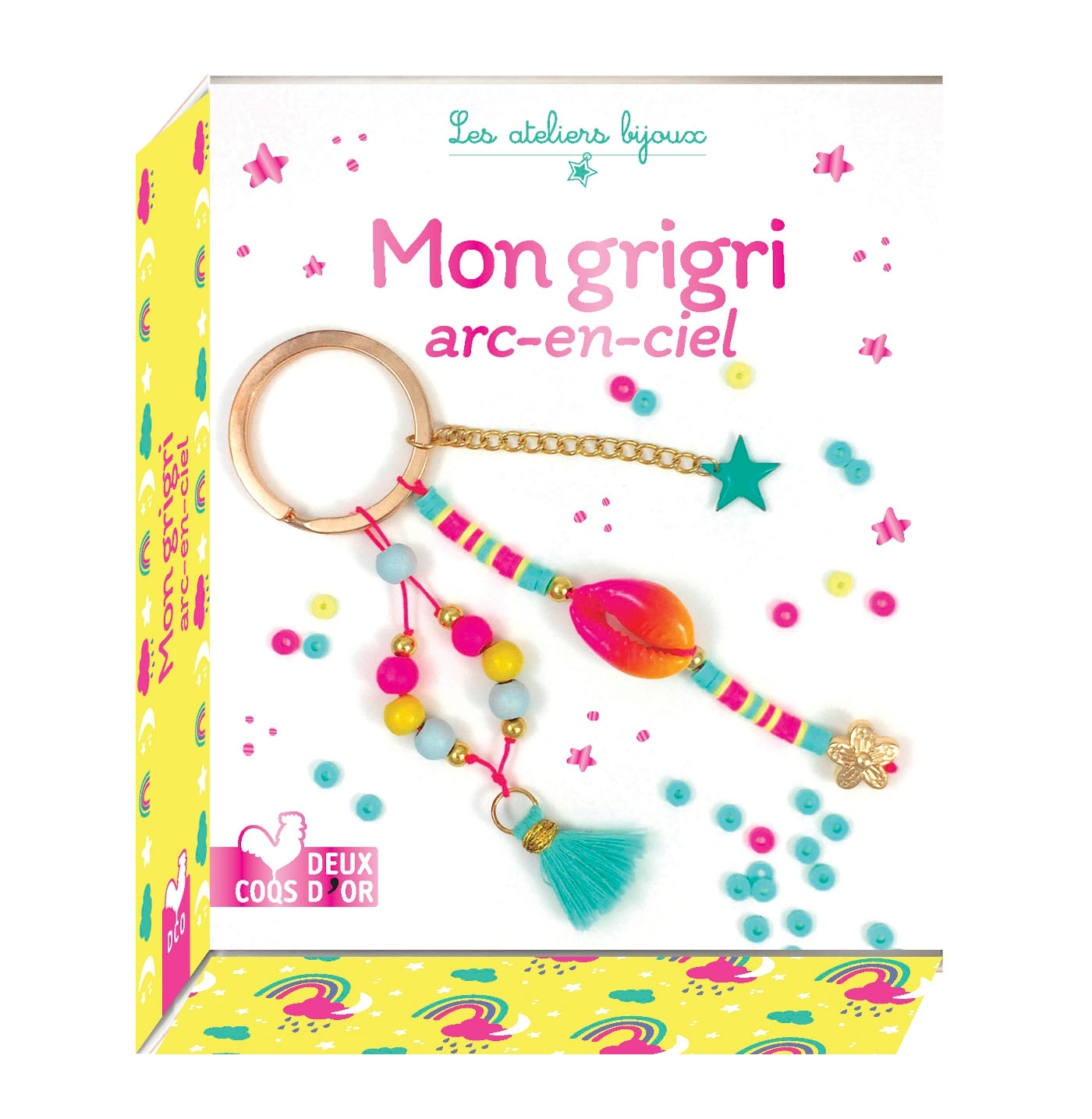 Mon grigri arc-en-ciel - mini coffret avec accessoires - Mademoiselle Lupin Mademoiselle Lupin - DEUX COQS D OR