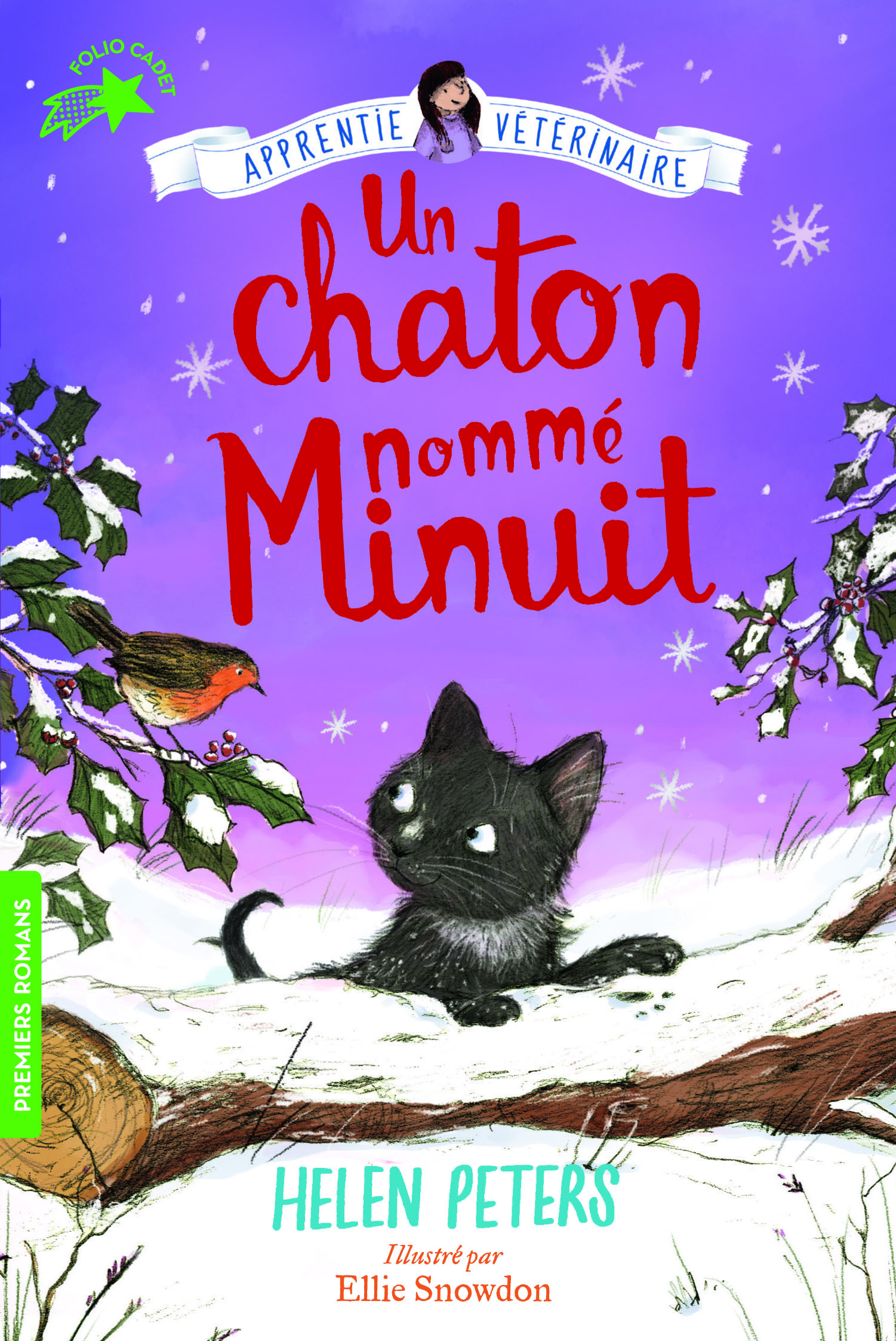 Un chaton nommé Minuit - Peters Helen, Snowdon Ellie, Rubio-Barreau Vanessa - GALLIMARD JEUNE