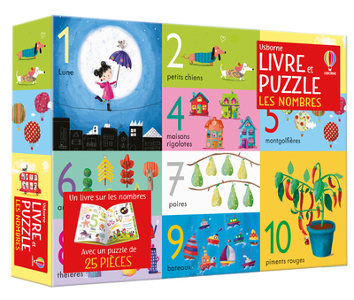 Les nombres - Coffret Livre et puzzle - Brooks Felicity, Chaspoul Renee, Stellmacher Nick, Touliatou Sophia, Ever Claire, Duran Véronique - USBORNE