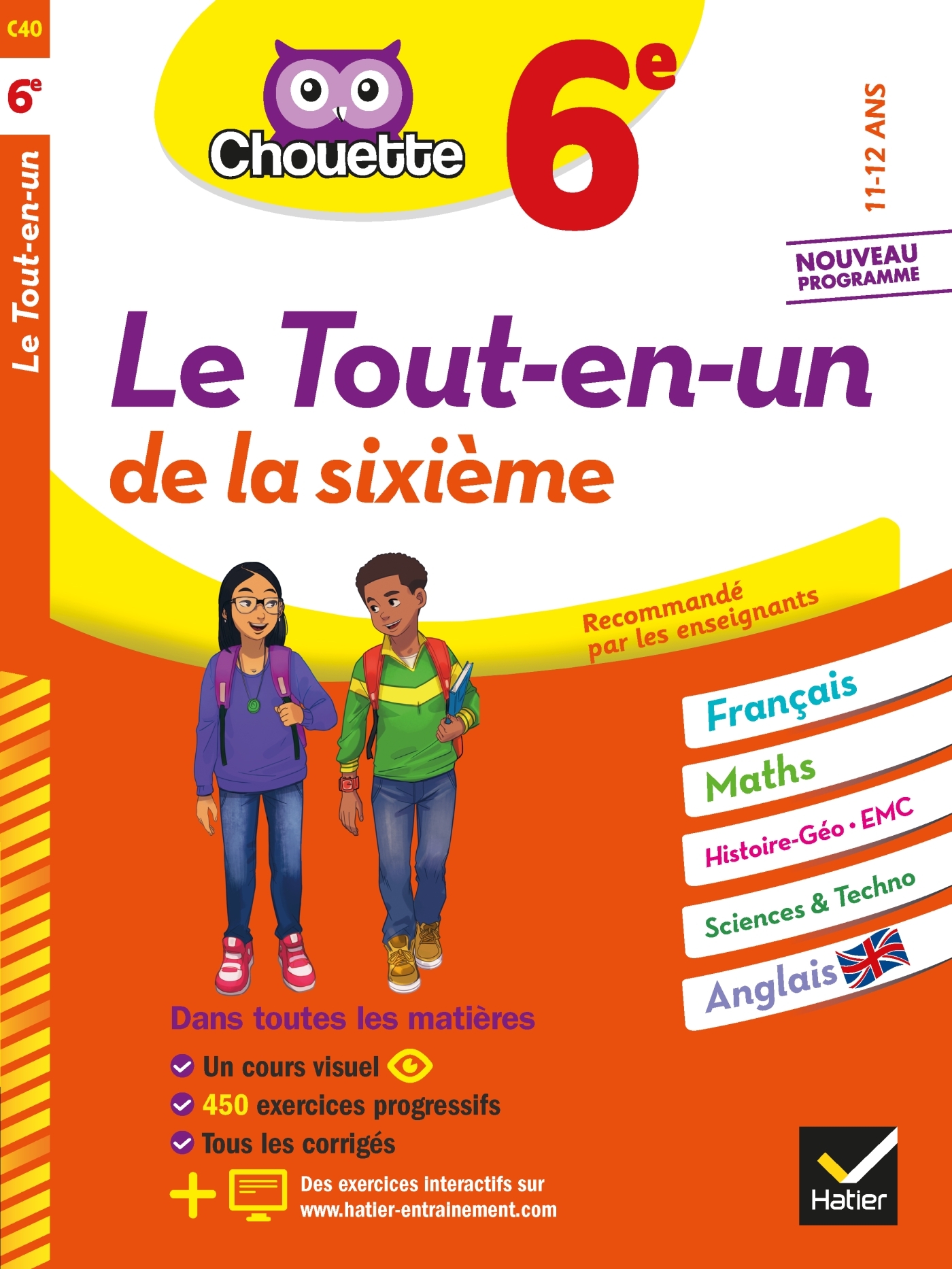 Chouette - Le cahier  Tout-en-un 6e - Bonnefond Gérard, Daviaud Daniel, Gaillard Cécile, Marquetty Thierry, Nemni-Nataf Nicole, Revranche Bernard, Touati Corinne - HATIER