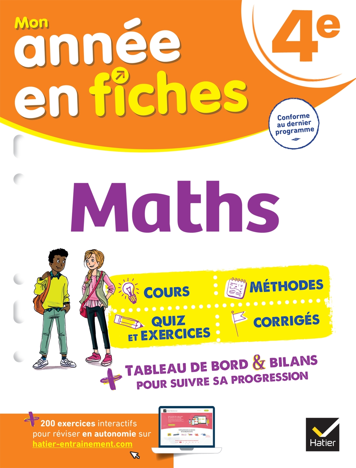 Maths 4e (fiches de révision & exercices) - De Reggi Corinne, Goiffon-Jacquemont Marie Brigitte, Quinton Sonia, Vellay-Candiago Agnès - HATIER Maths 4e (fiches de révision & exercices) - De Reggi Corinne, Goiffon-Jacquemont Marie Brigitte, Quinton Sonia, Vellay-Candiago Agnès - HATIER