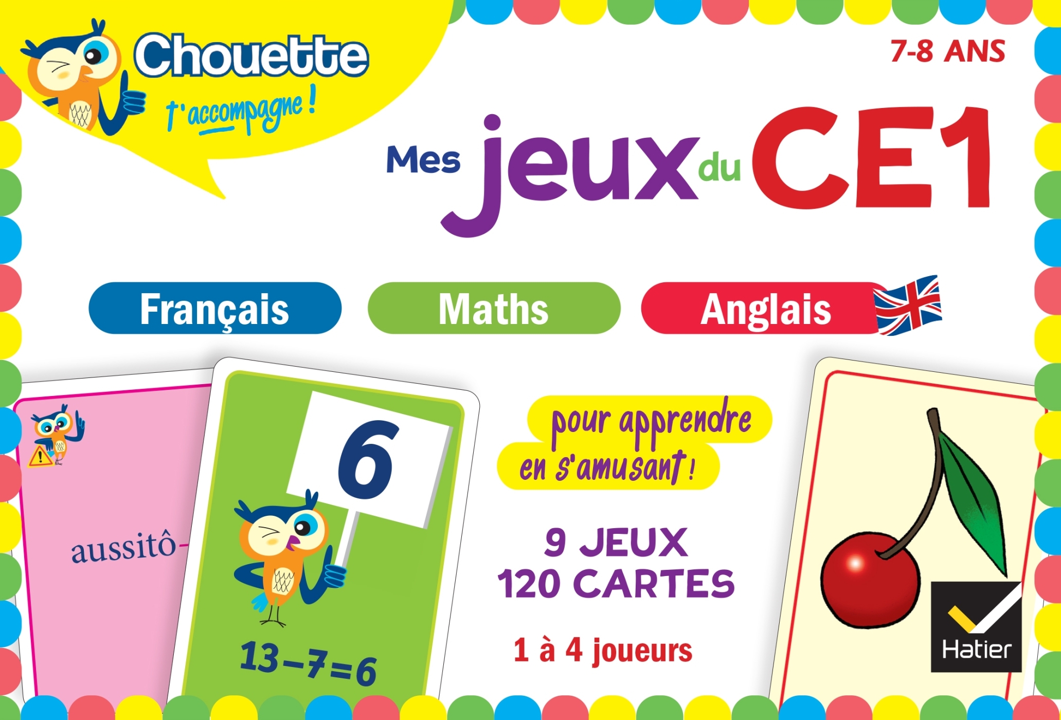 Chouette - Mes jeux du CE1 en français, maths, anglais - Collectif  - HATIER