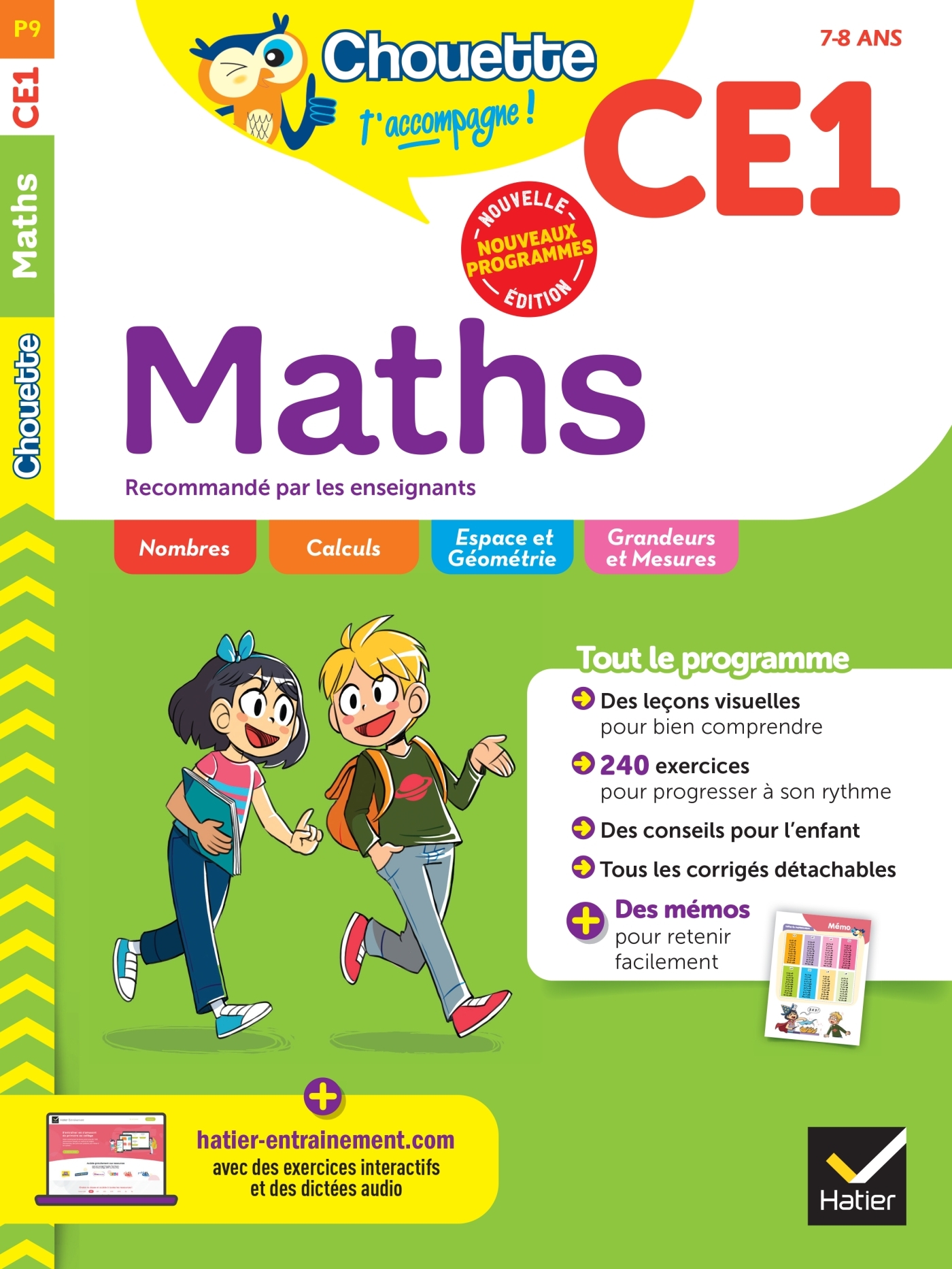 Chouette - Maths CE1 - DOMERGUE-L , Domergue Lucie, Domingie Juliette, Iribarne Muriel - HATIER