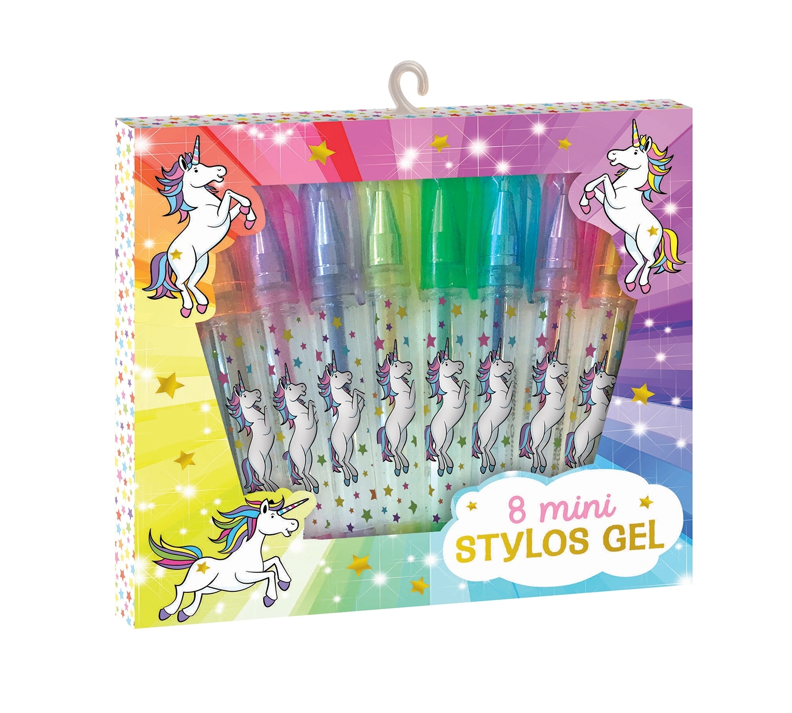 8 mini stylos gel - Moran Paul - DEUX COQS D OR