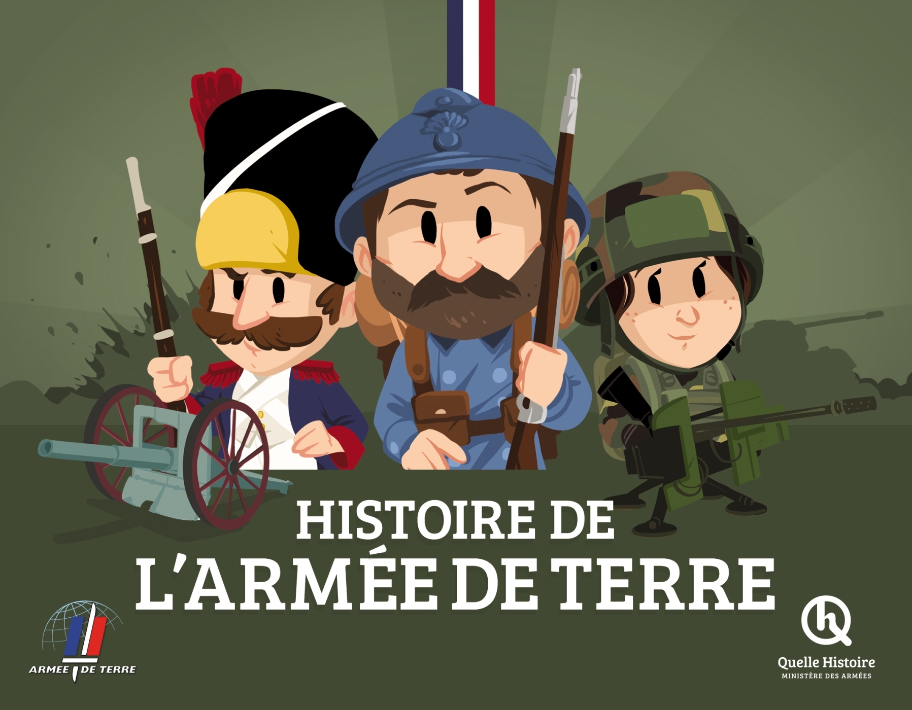 Histoire de l'Armée de terre - Quelle Histoire Studio Quelle Histoire Studio,   - QUELLE HISTOIRE