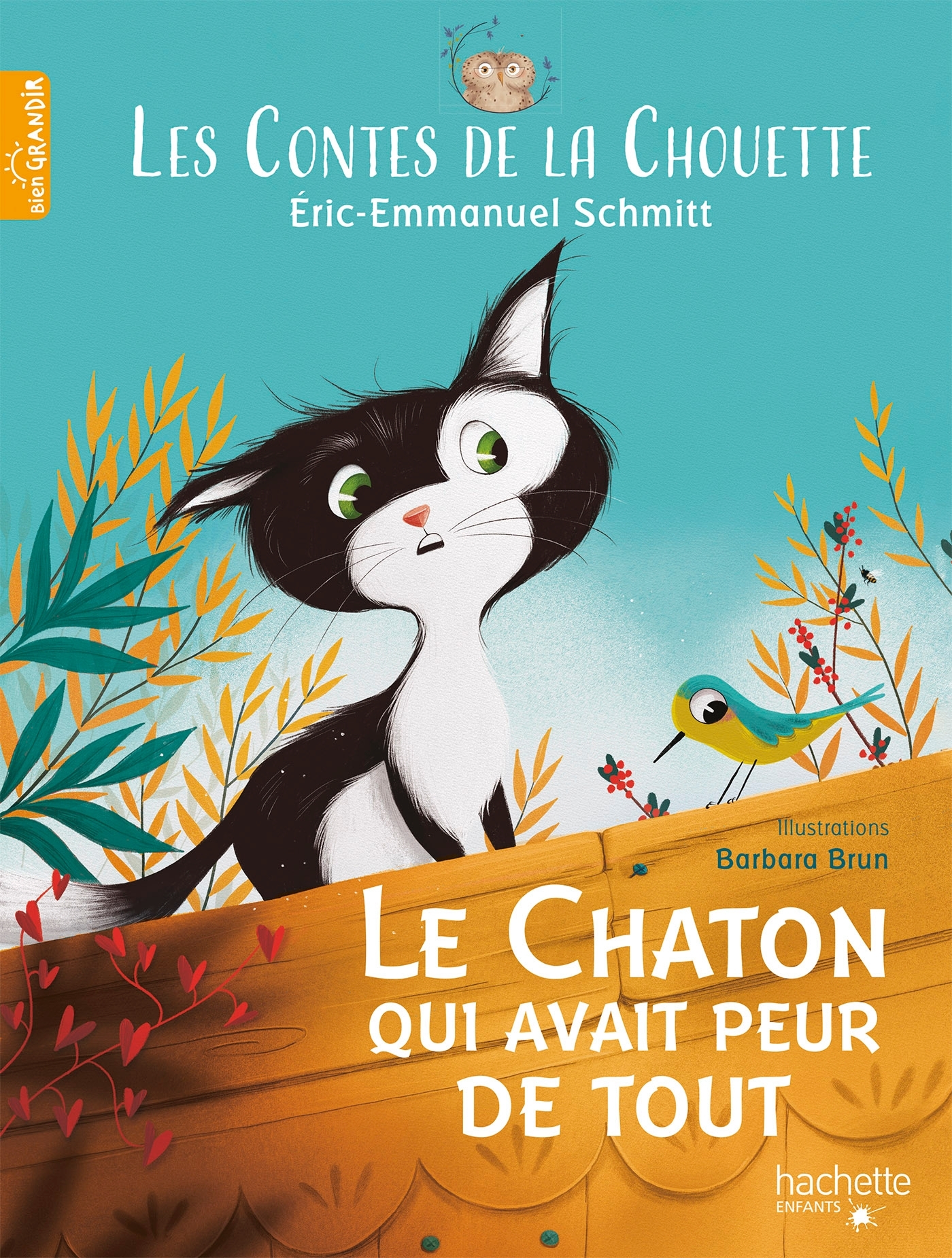 Les Contes de la Chouette - Le Chaton qui avait peur de tout - Schmitt Éric-Emmanuel, Brun Barbara - HACHETTE ENFANT