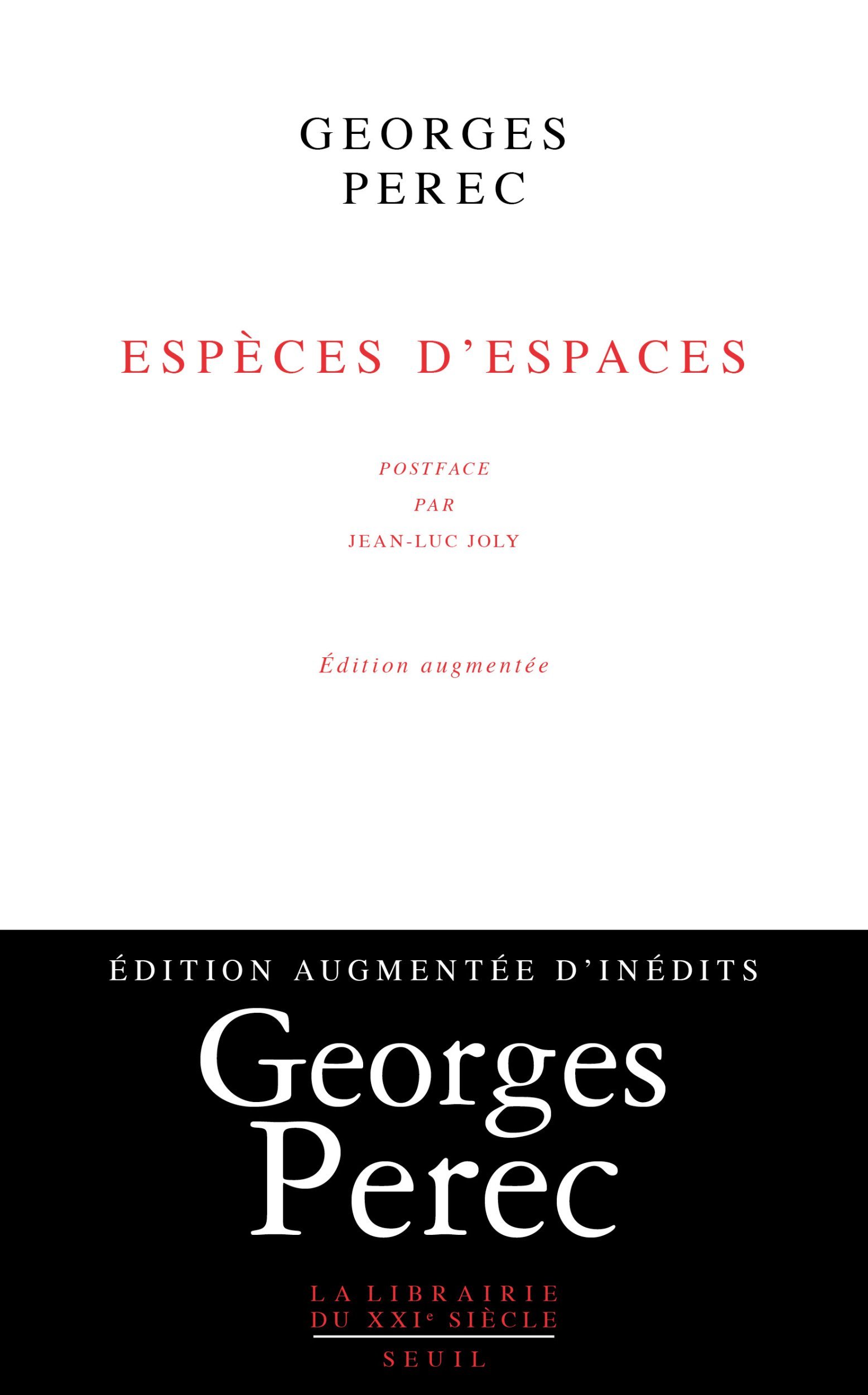 Espèces d'espaces - Perec Georges - SEUIL