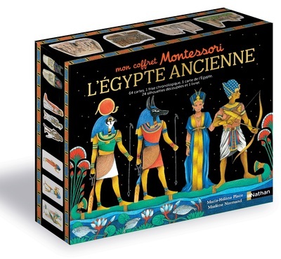 Coffret Montessori : L'Egypte ancienne - Place Marie-Hélène, Normand Marlène - NATHAN