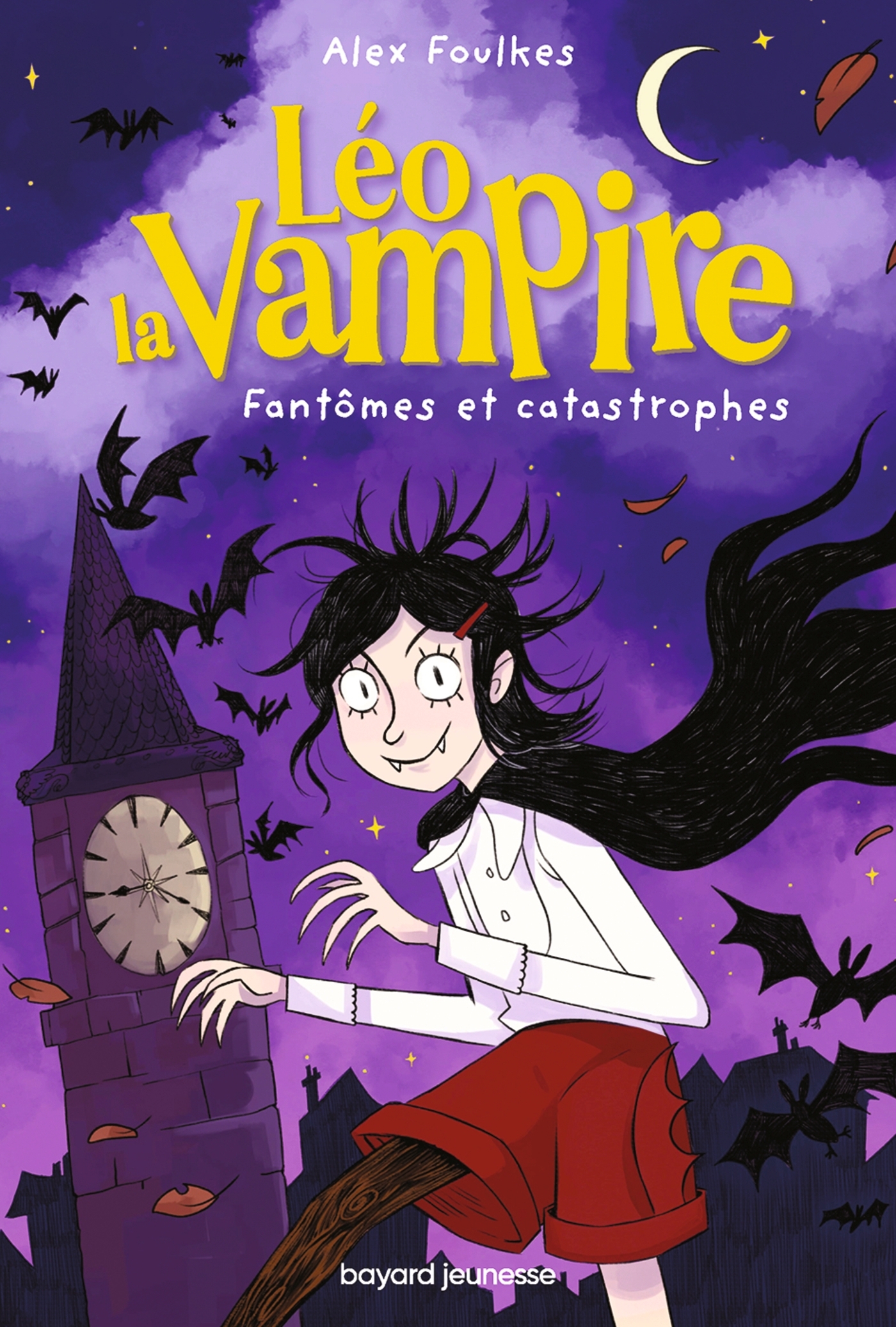 Léo la vampire : fantômes et catastrophes - Causse Manu, Foulkes Alexandra, Ogilvie Sara, Jammes Elisabeth, MANU CAUSSE MANU CAUSSE - BAYARD JEUNESSE