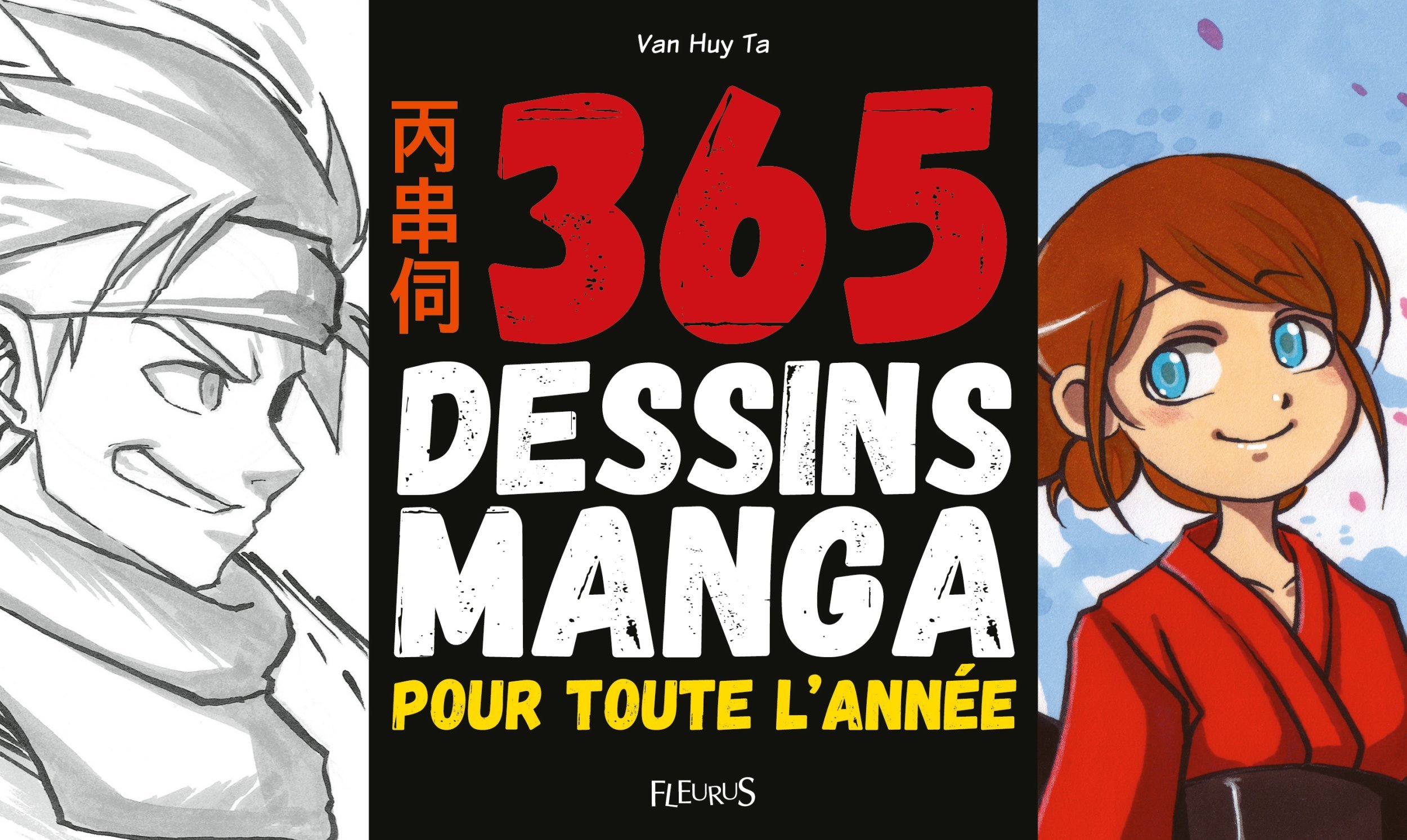 365 dessins manga pour toute l'année - Ta Van Huy - FLEURUS