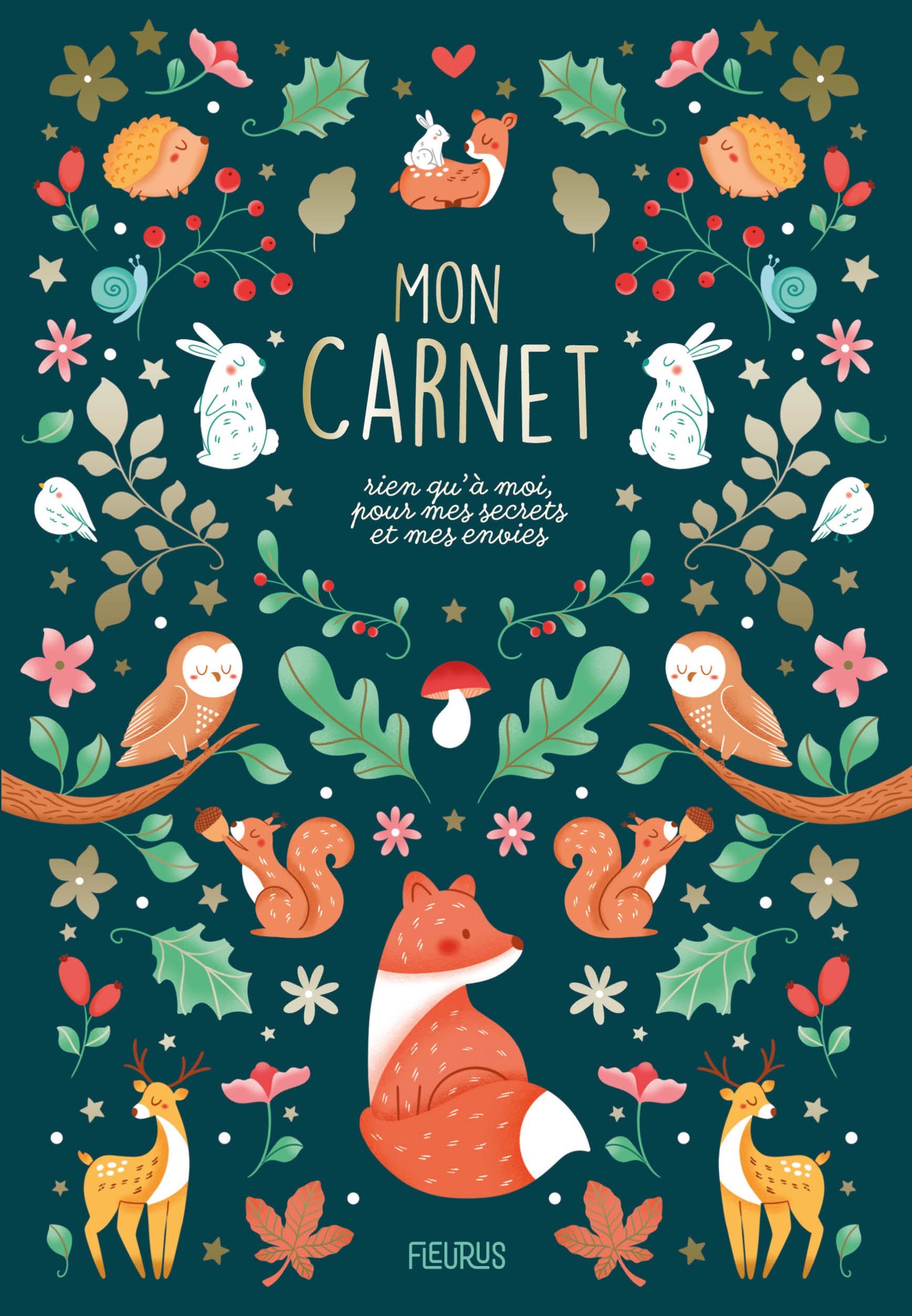 Mon carnet rien qu'à moi, pour mes secrets et mes envies (2021) - Blanc Marion - FLEURUS