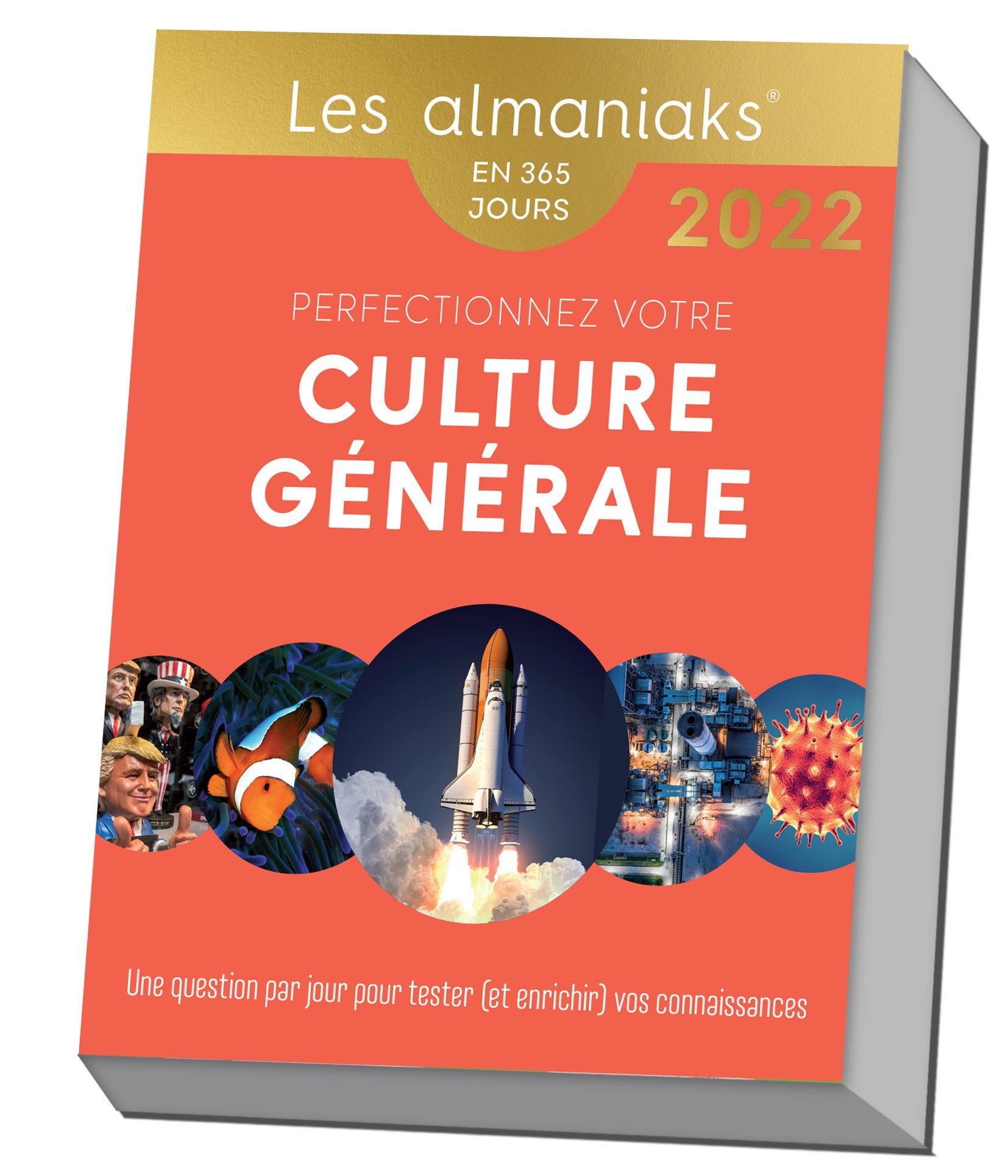 Calendrier Almaniak perfectionnez votre culture générale 2022 - Devouge Marie, Montelh Bernard - 365 PARIS