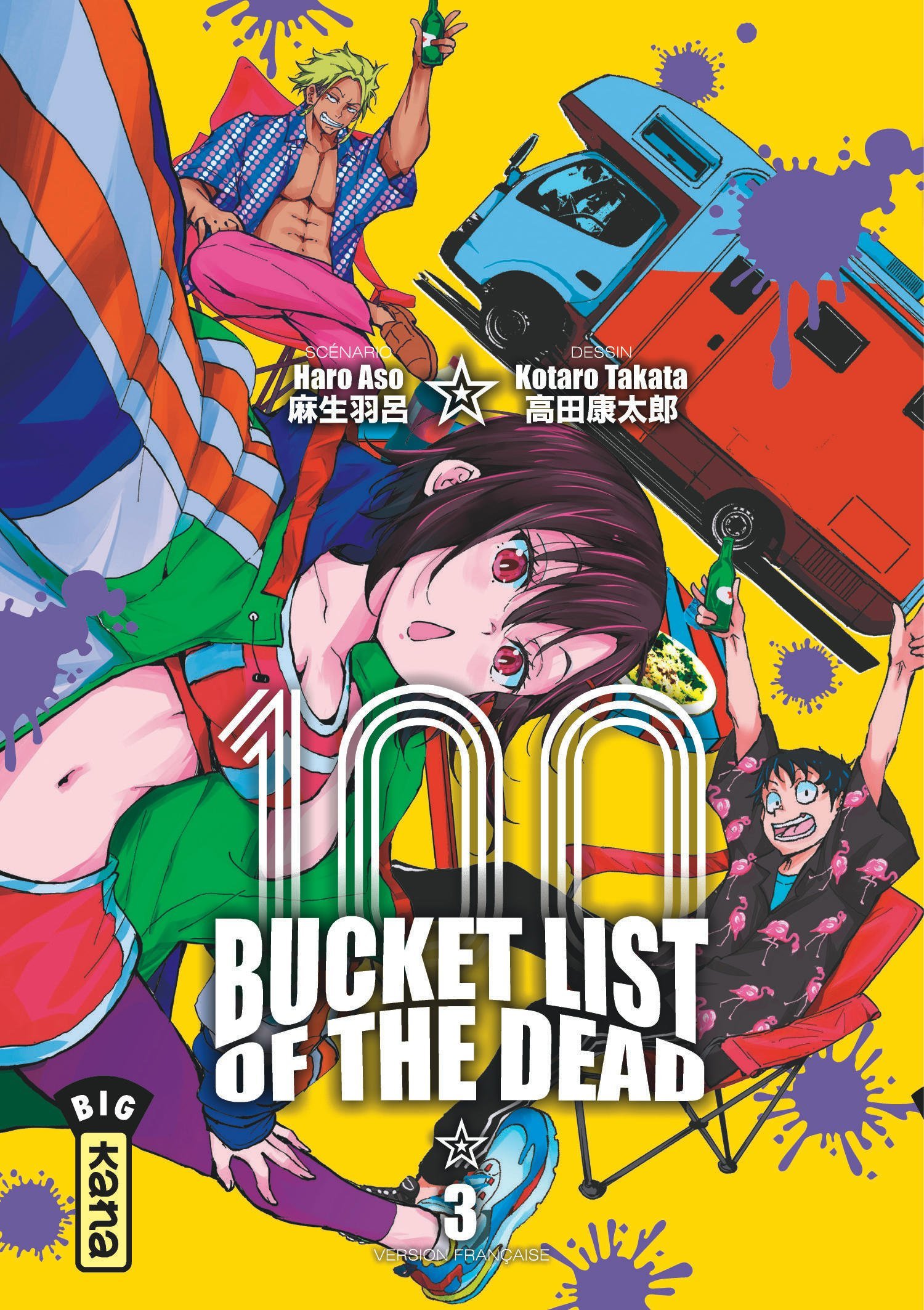 Bucket List of the dead - Tome 3 - Haro Aso Haro Aso, Kotaro Takata Kotaro Takata, Haro Aso , Kotaro Takata  - KANA