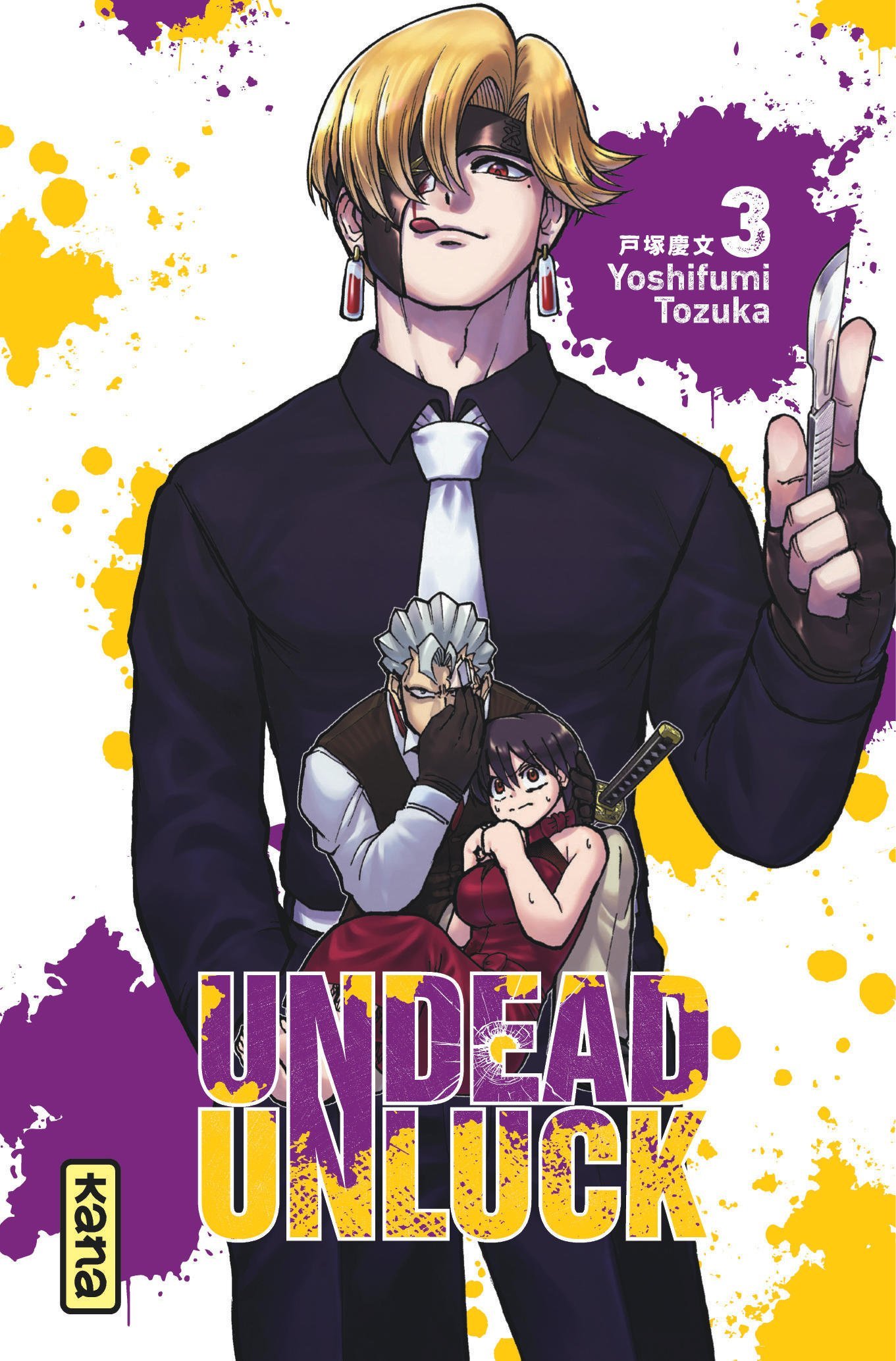 Undead unluck - Tome 3 - Yoshifumi Totsuka Yoshifumi Totsuka, Yoshifumi Totsuka  - KANA