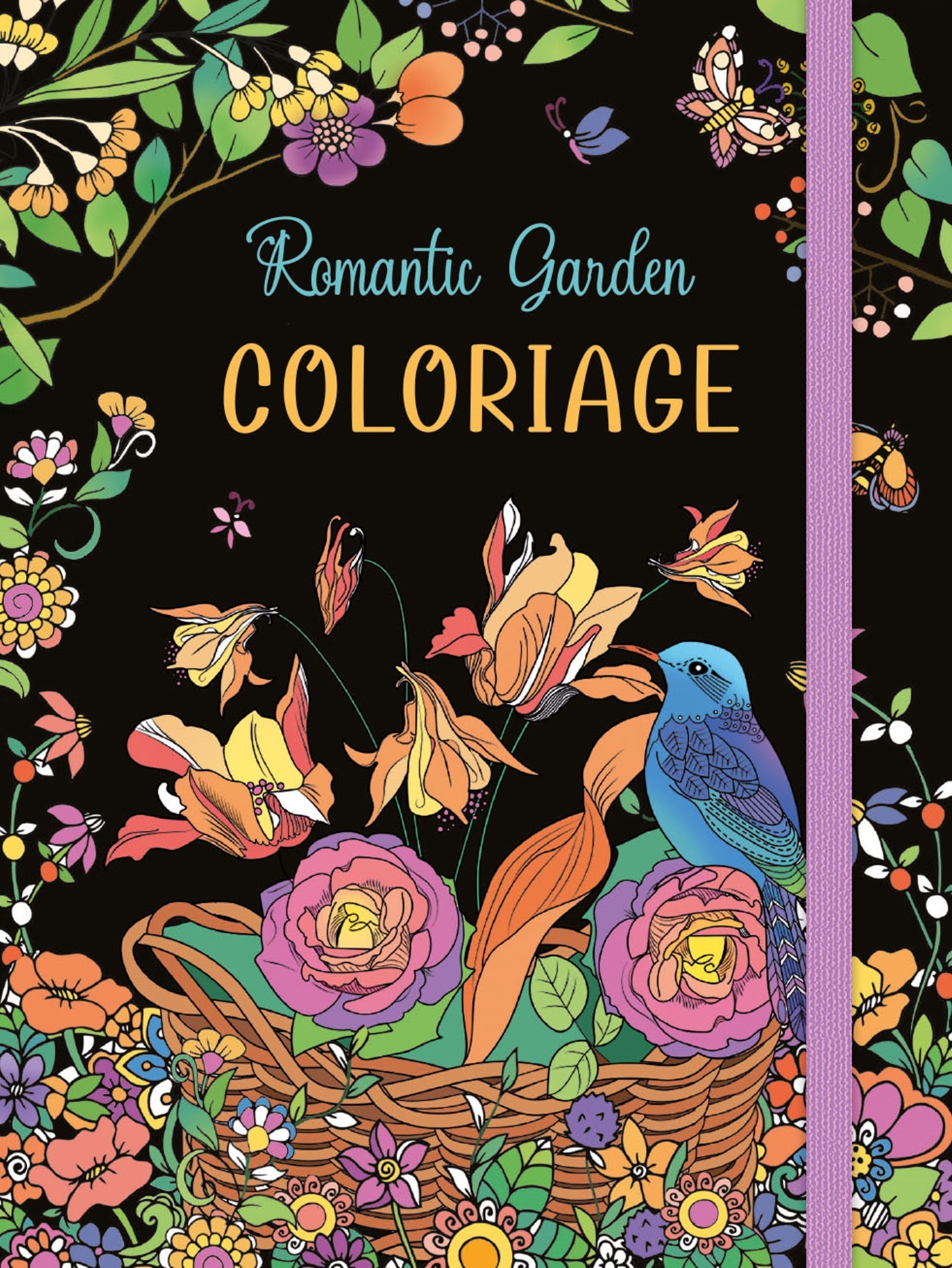 Romantic garden coloriage - Collectif  - CHANTECLER
