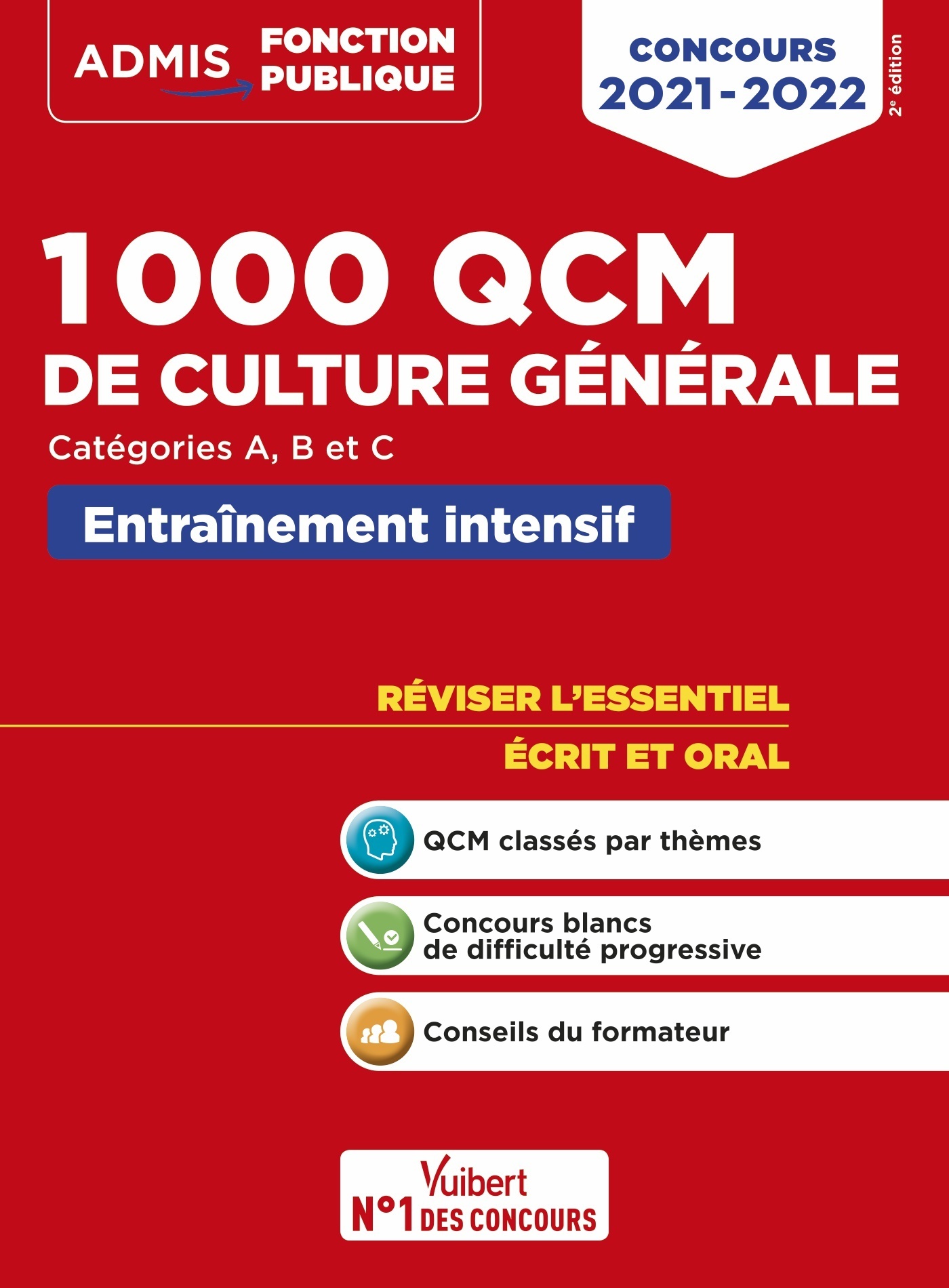 1000 QCM de culture générale - Bellégo Olivier, Hoffert Mélanie, Pérès Rémi - VUIBERT