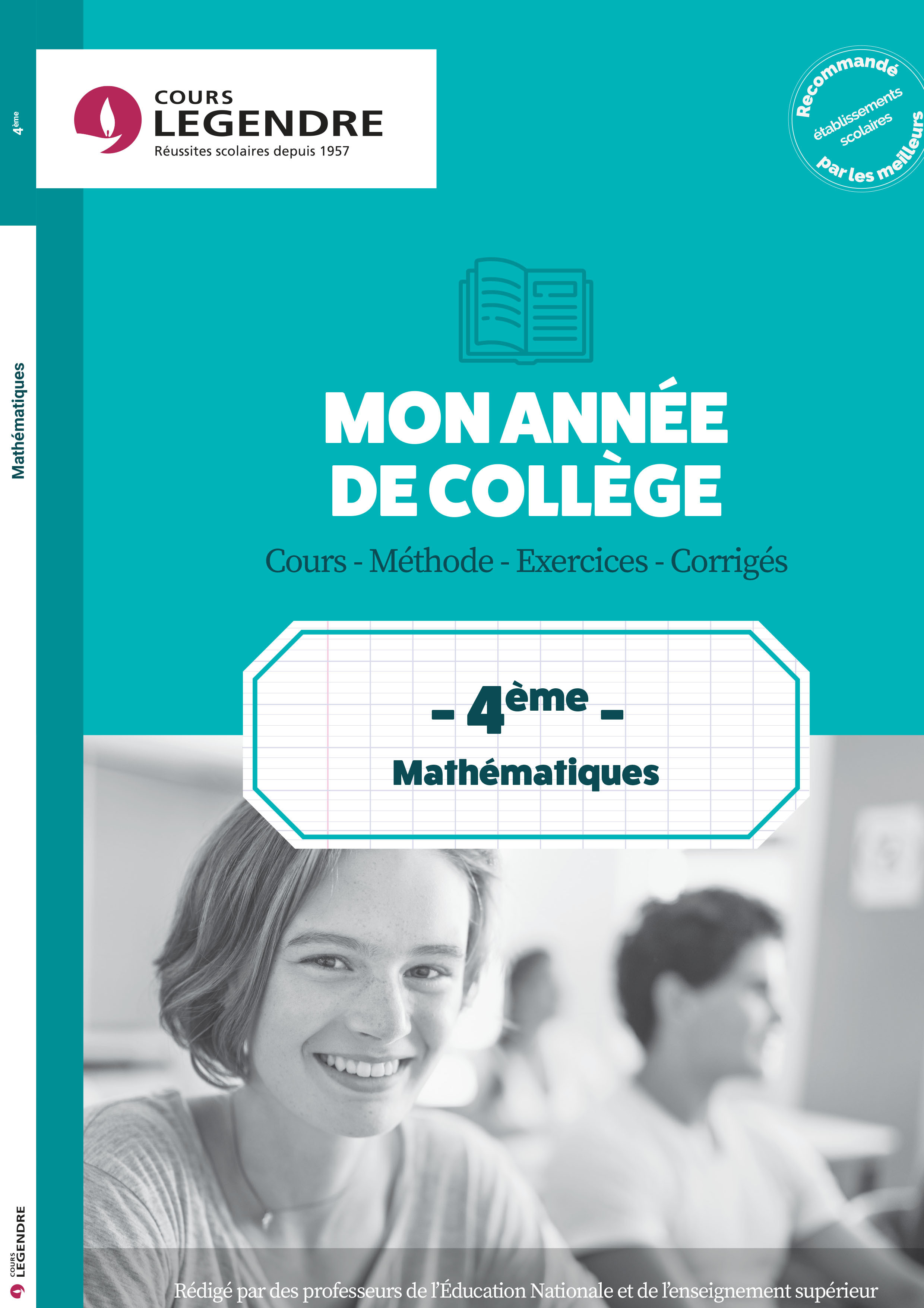 Mon année de collège 4ème - Mathématiques - Jonnard  - EDICOLE