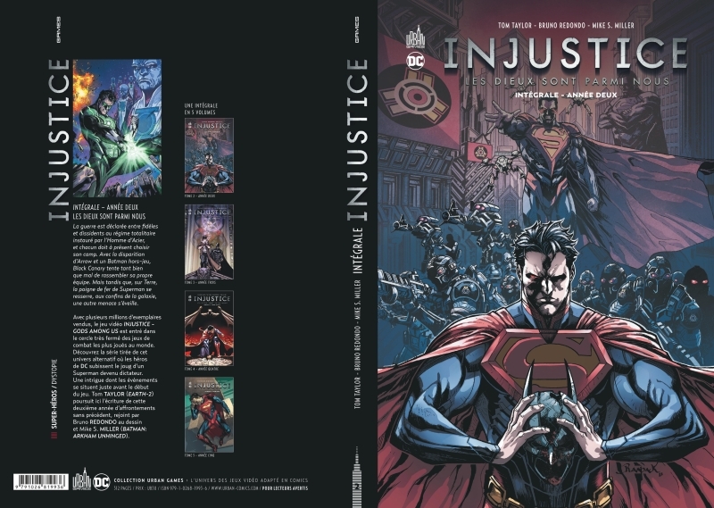 Injustice intégrale Année Deux - TAYLOR  Tom TAYLOR  Tom, Collectif Collectif, TAYLOR  Tom , Collectif  - URBAN COMICS