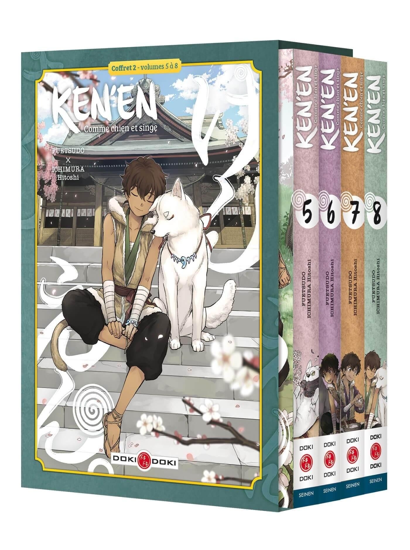 Ken'en - Comme chien et singe - Coffret - vol. 05 à 08 - Ichimura Hitoshi, FUETSUDO FUETSUDO - BAMBOO