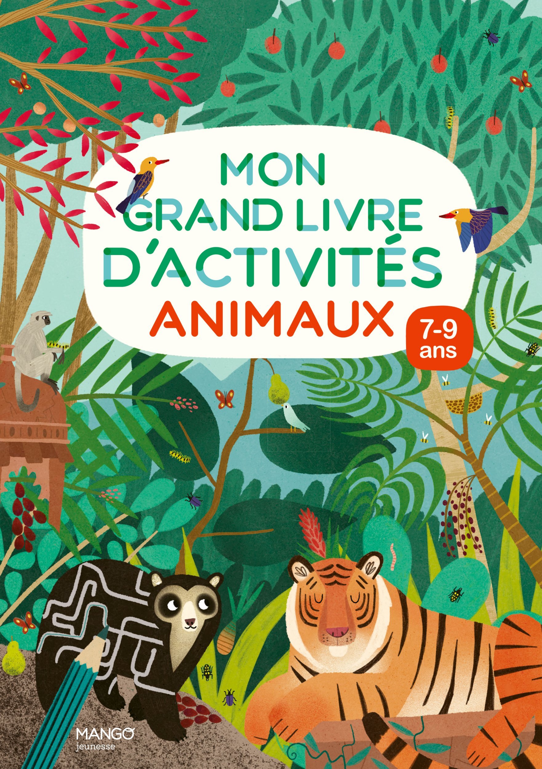 Mon grand livre d'activités - animaux - XXX - MANGO