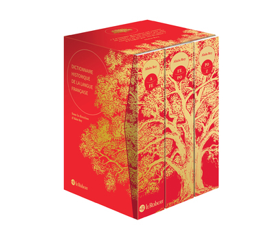 Dictionnaire Historique de la langue française - coffret 3 volumes - rouge - Collectif Collectif, Rey Alain - LE ROBERT