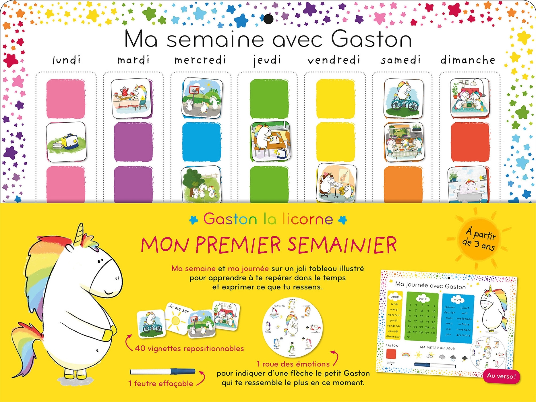 Semainier des émotions - Chien Chow Chine Aurélie - HACHETTE ENFANT