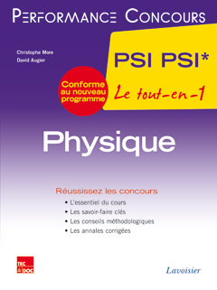 Physique 2e année PSI PSI* - More Christophe, Augier David, TECHNIQUE et DOC , Grécias Pierre - TECHNIQUE & DOC