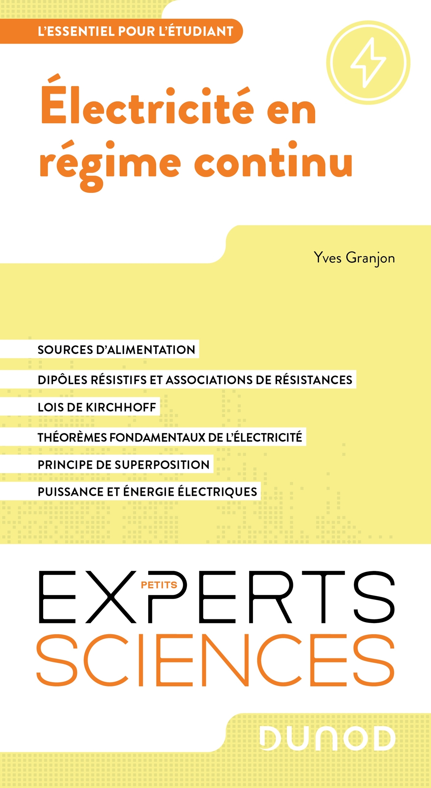Electricité en régime continu - Granjon Yves - DUNOD Electricité en régime continu - Granjon Yves - DUNOD
