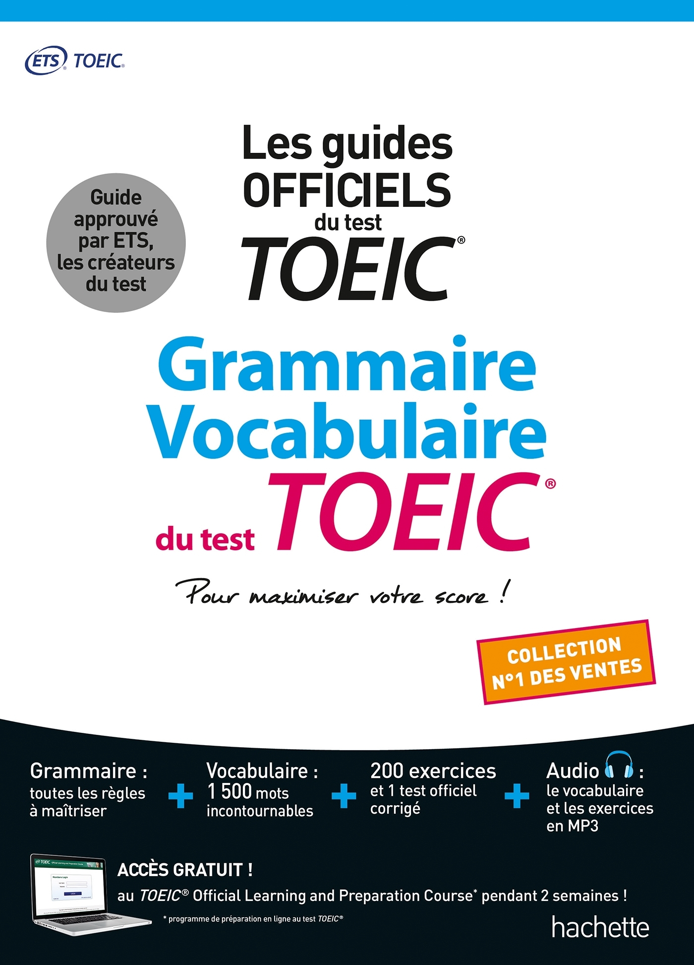 Grammaire - Vocabulaire TOEIC® (conforme au nouveau test TOEIC®) - ETS ETS, Harvey Cassandra, Langner Danuta, ETS  - HACHETTE EDUC