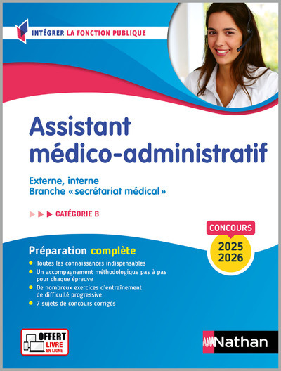 Concours Assistant médico-administratif - Catégorie B - 2024-2025 - Godrie Annie - NATHAN