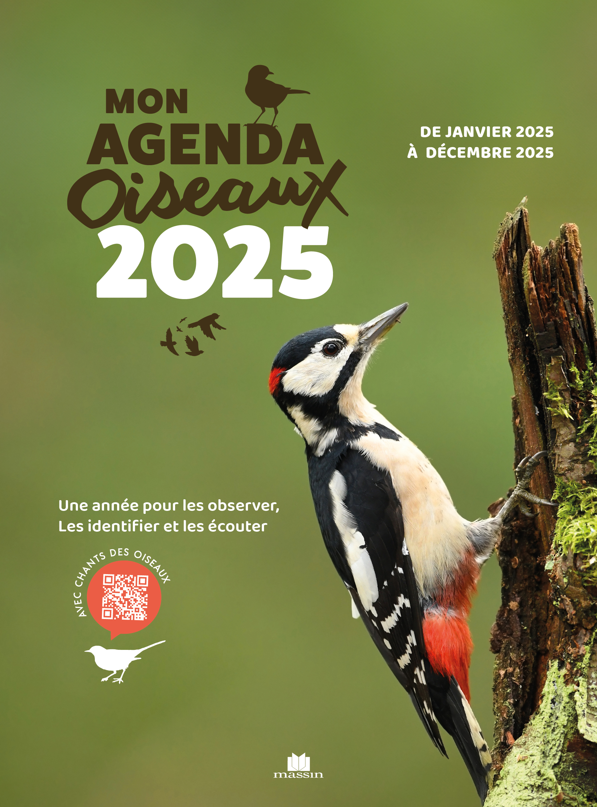 Mon agenda oiseaux 2025 - XXX - CHARLES MASSIN