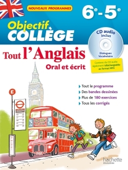 OBJECTIF Collège - Tout l'Anglais 6e-5e - GUIMBERTEAU Daniel - HACHETTE EDUC