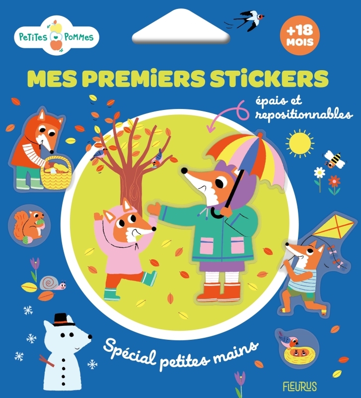 Mes premiers stickers - Au fil des saisons - Lapeyre Émilie, Chokron Sylvie - FLEURUS