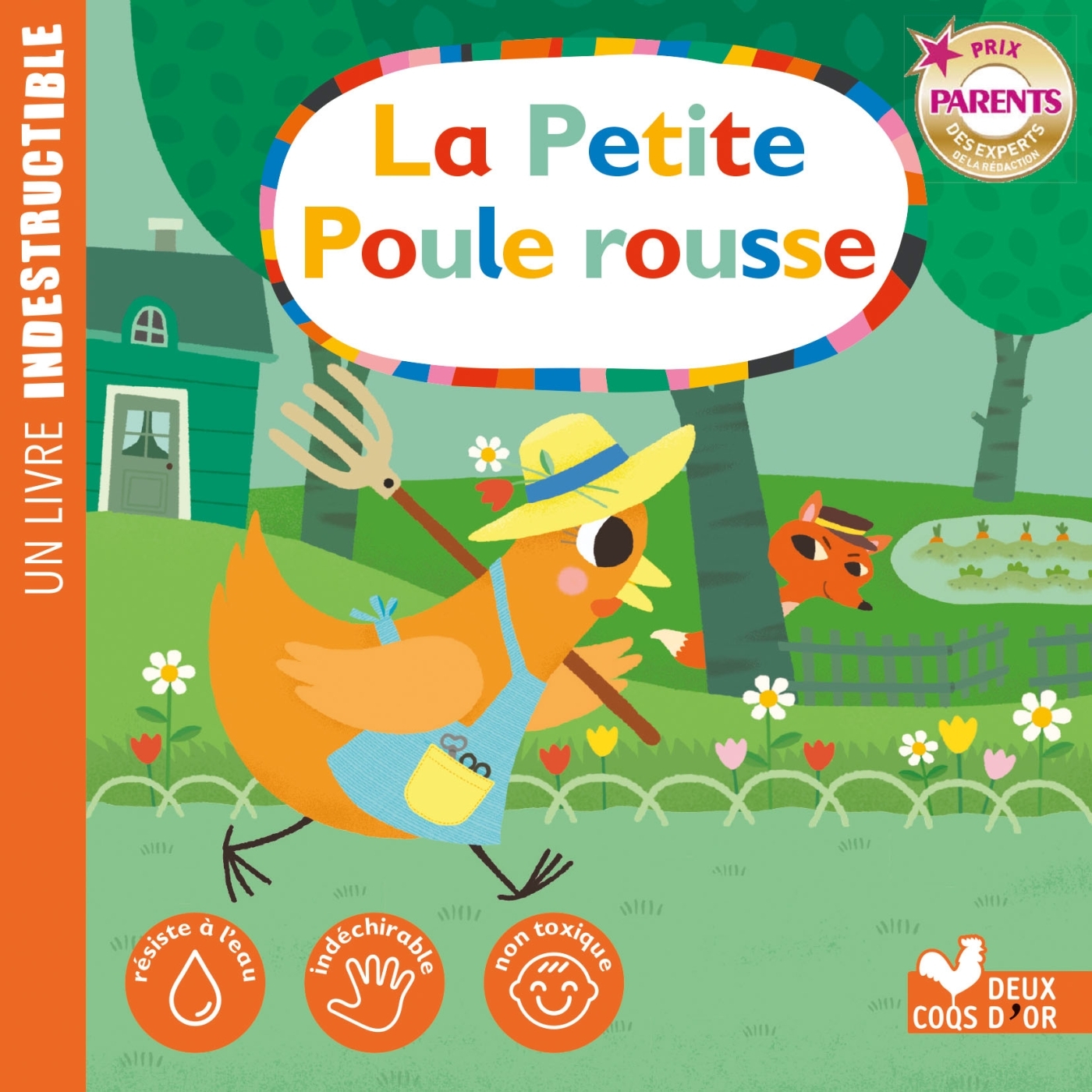 la petite poule rousse - livre Indestructible - Mullenheim Sophie, Kyprianou Marie, de Mullenheim Sophie - DEUX COQS D OR