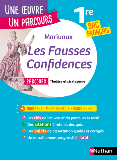 Les Fausses Confidences - Marivaux Marivaux, MARIVAUX  - NATHAN