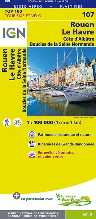 Top100107 Rouen/Le Havre  1/100.000 - XXX - IGN