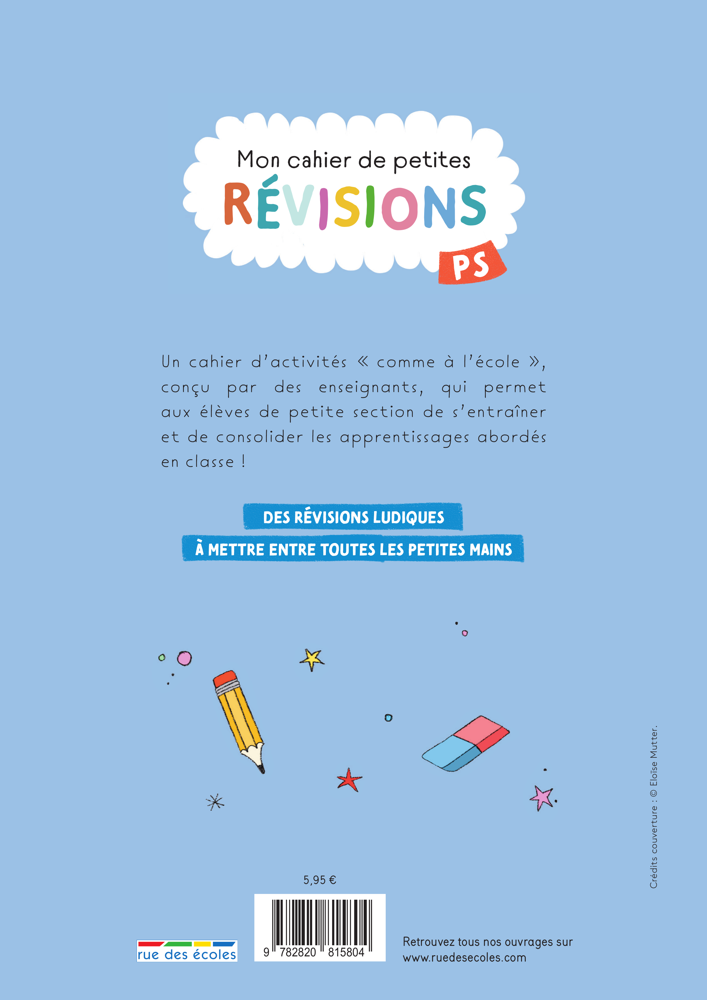 Mon cahier de petites révisions - Petite section - Collectif  - RUE DES ECOLES