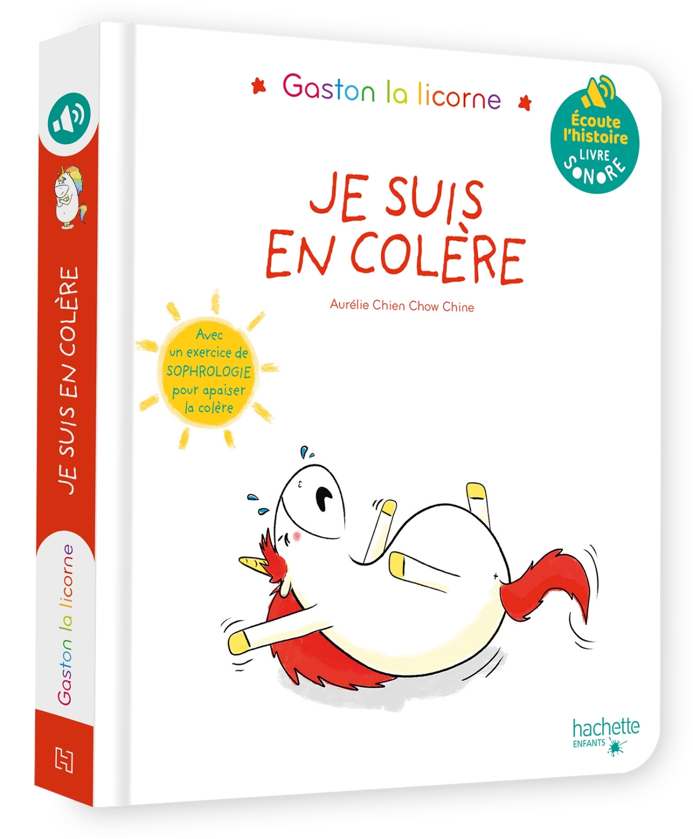 Livre son - Les émotions de Gaston - Je suis en colère - Chien Chow Chine Aurélie - HACHETTE ENFANT