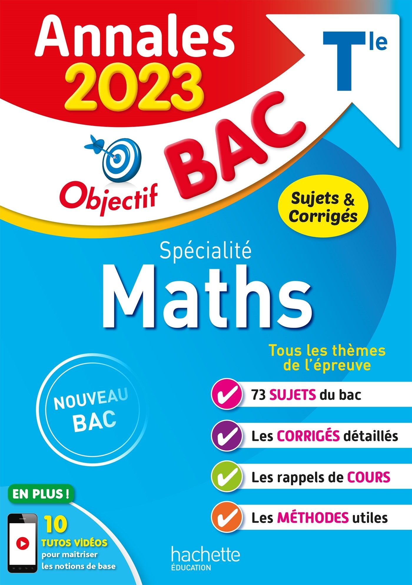 Annales Objectif BAC 2023 - Spécialité Maths - Bodini-Lefranc Sandrine, Dubois Sandrine - HACHETTE EDUC