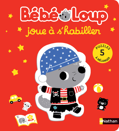 Bébé Loup joue à s'habiller - Puzzles - Hayashi Emiri - NATHAN