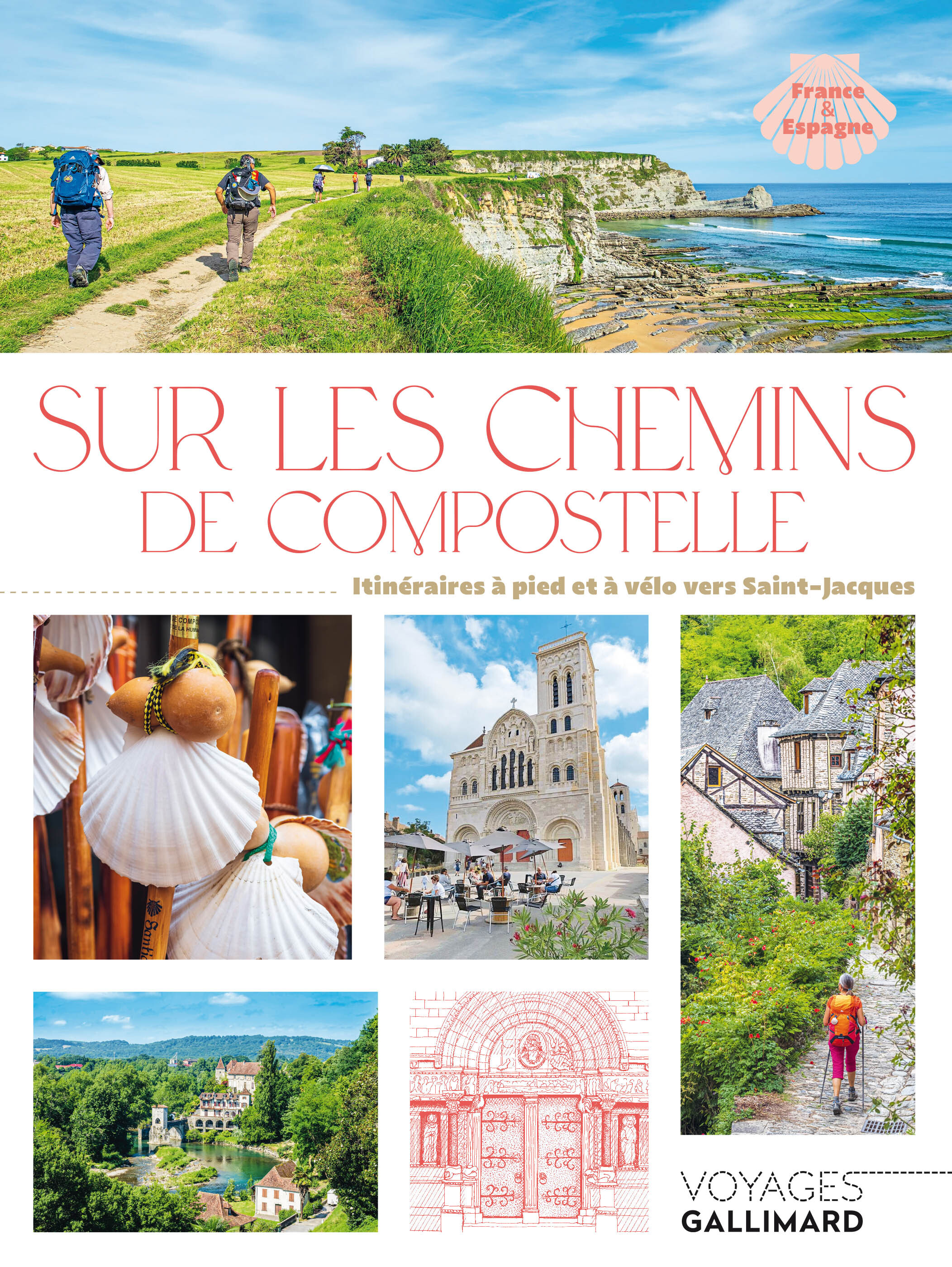 Sur les chemins de Compostelle - Giard Mathilde, Grassin Coralie, Godin Olivier, Boucays Bénédicte - GALLIM LOISIRS