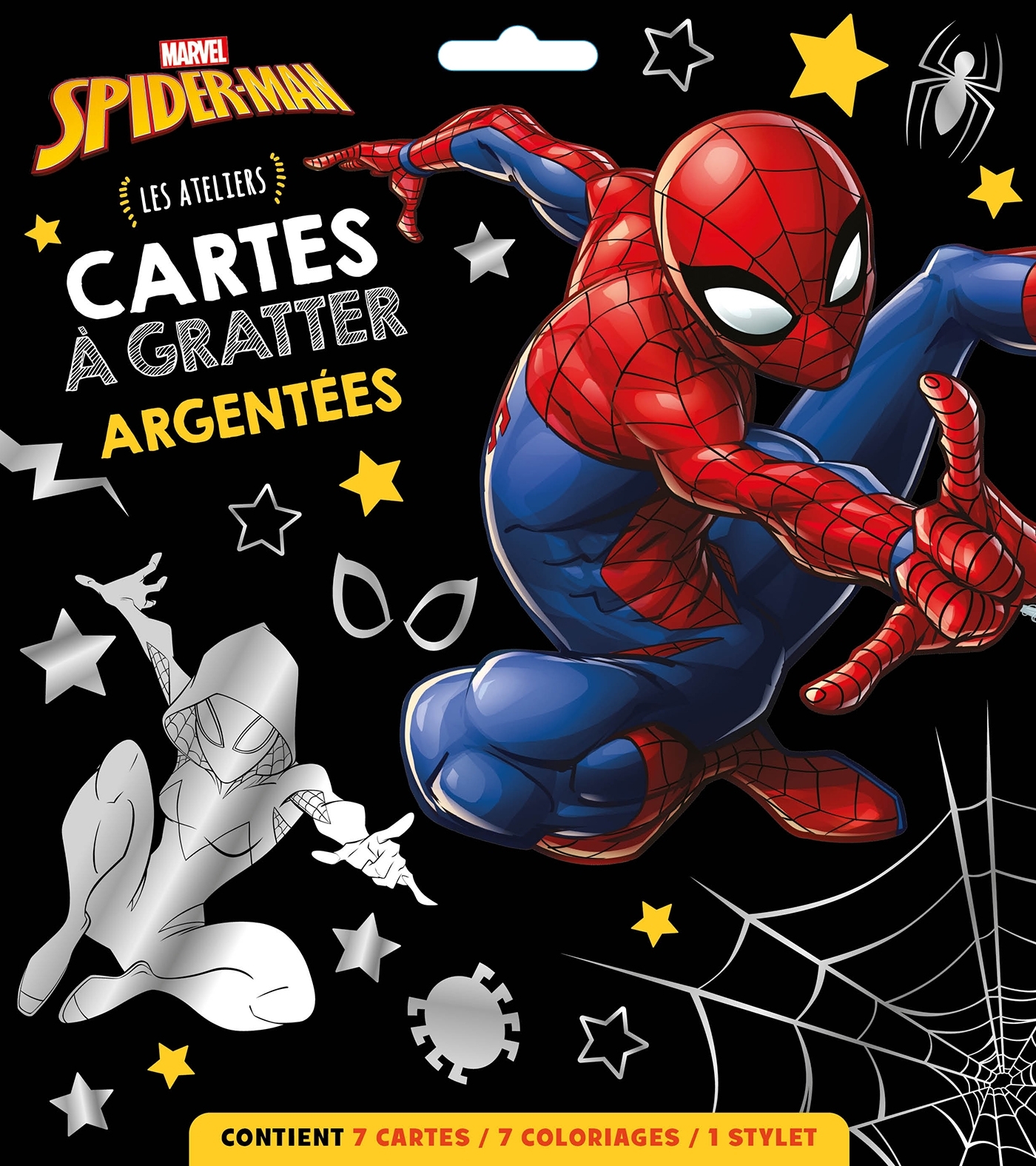 SPIDER-MAN - Les ateliers Disney - Cartes à gratter argentées - Marvel - Collectif  - DISNEY HACHETTE