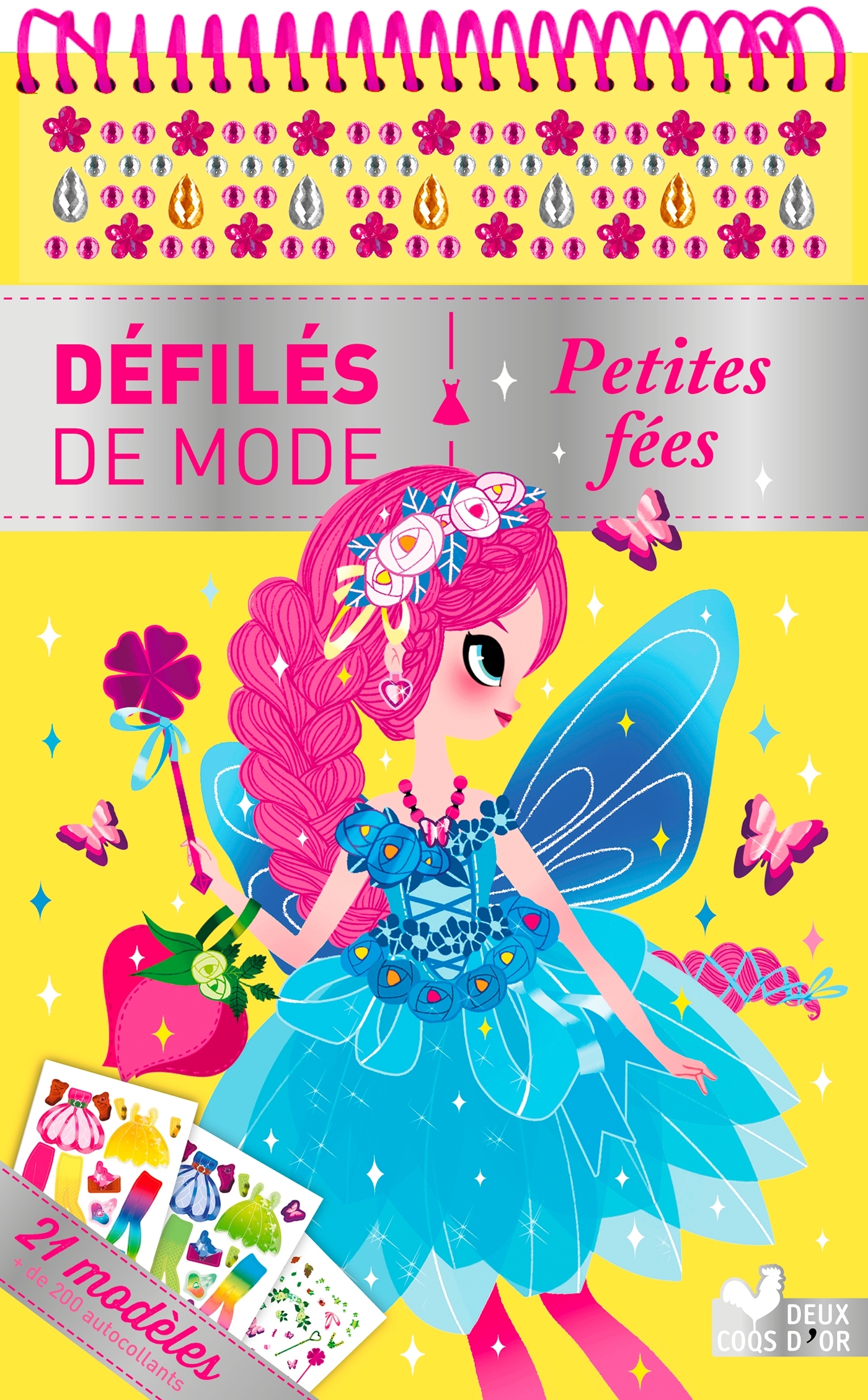 Petites fées - bloc à spirale - LiliDoll LiliDoll - DEUX COQS D OR