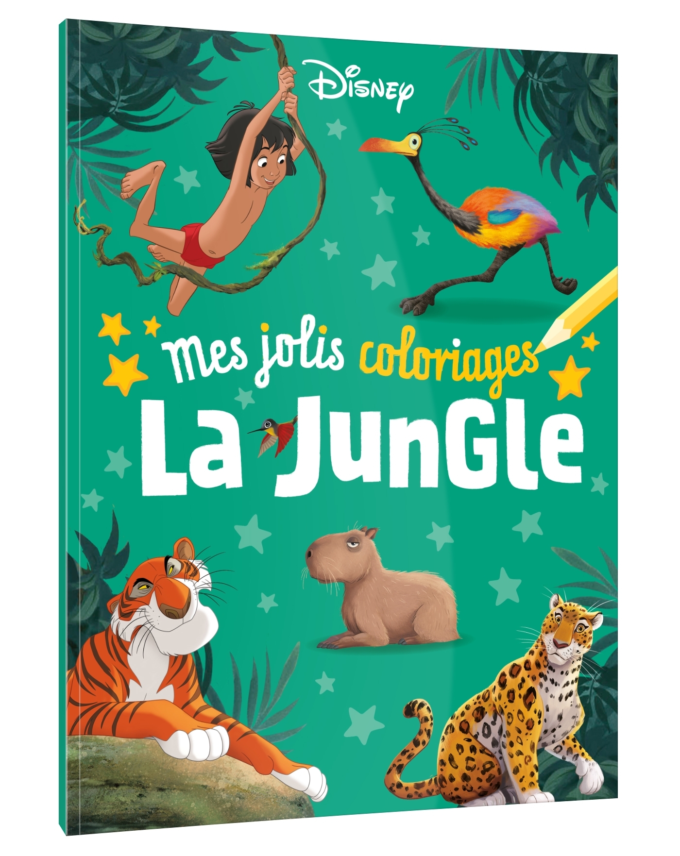 DISNEY CLASSIQUES - Mes jolis coloriages - La jungle - Collectif  - DISNEY HACHETTE