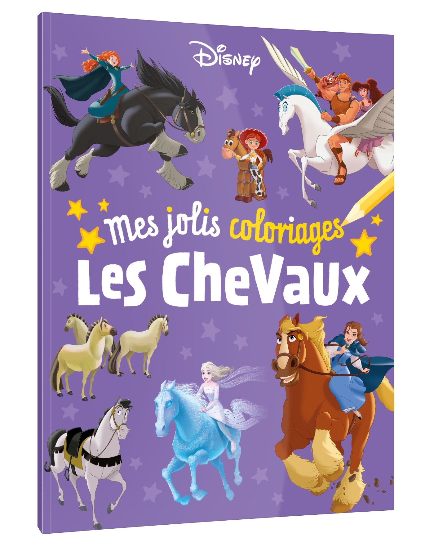 DISNEY CLASSIQUES - Mes jolis coloriages - Les chevaux - Collectif  - DISNEY HACHETTE