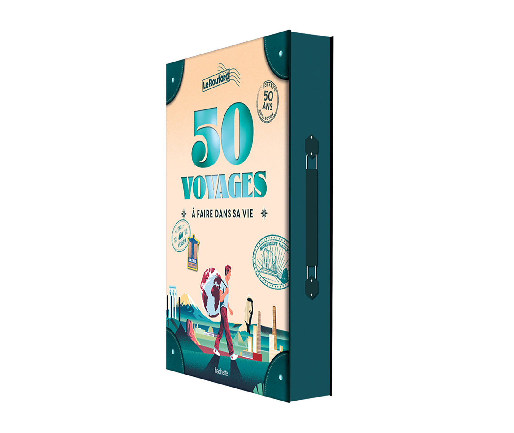 Les 50 voyages à faire dans sa vie (édition collector) -   - HACHETTE TOURI