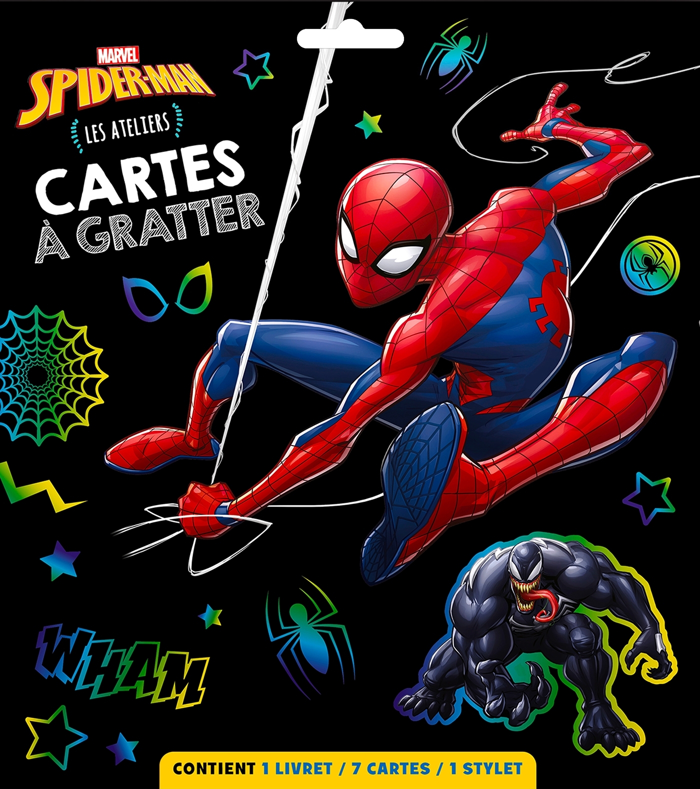 SPIDER-MAN - Ateliers Disney - Pochette plate - Cartes à gratter - Marvel - Collectif  - DISNEY HACHETTE