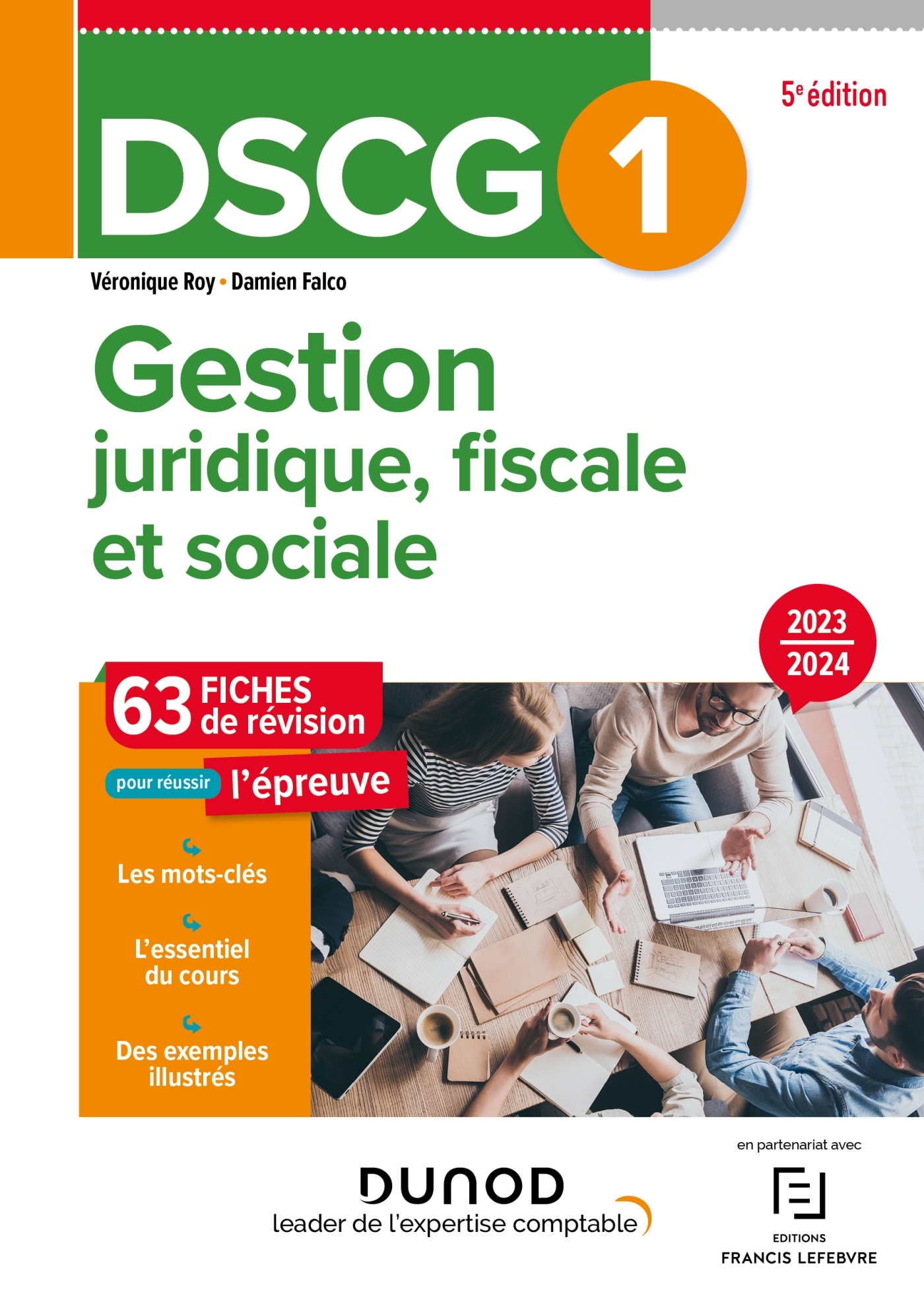 DSCG 1 Gestion juridique, fiscale et sociale - Fiches 2023-2024 - Roy Véronique, Falco Damien - DUNOD