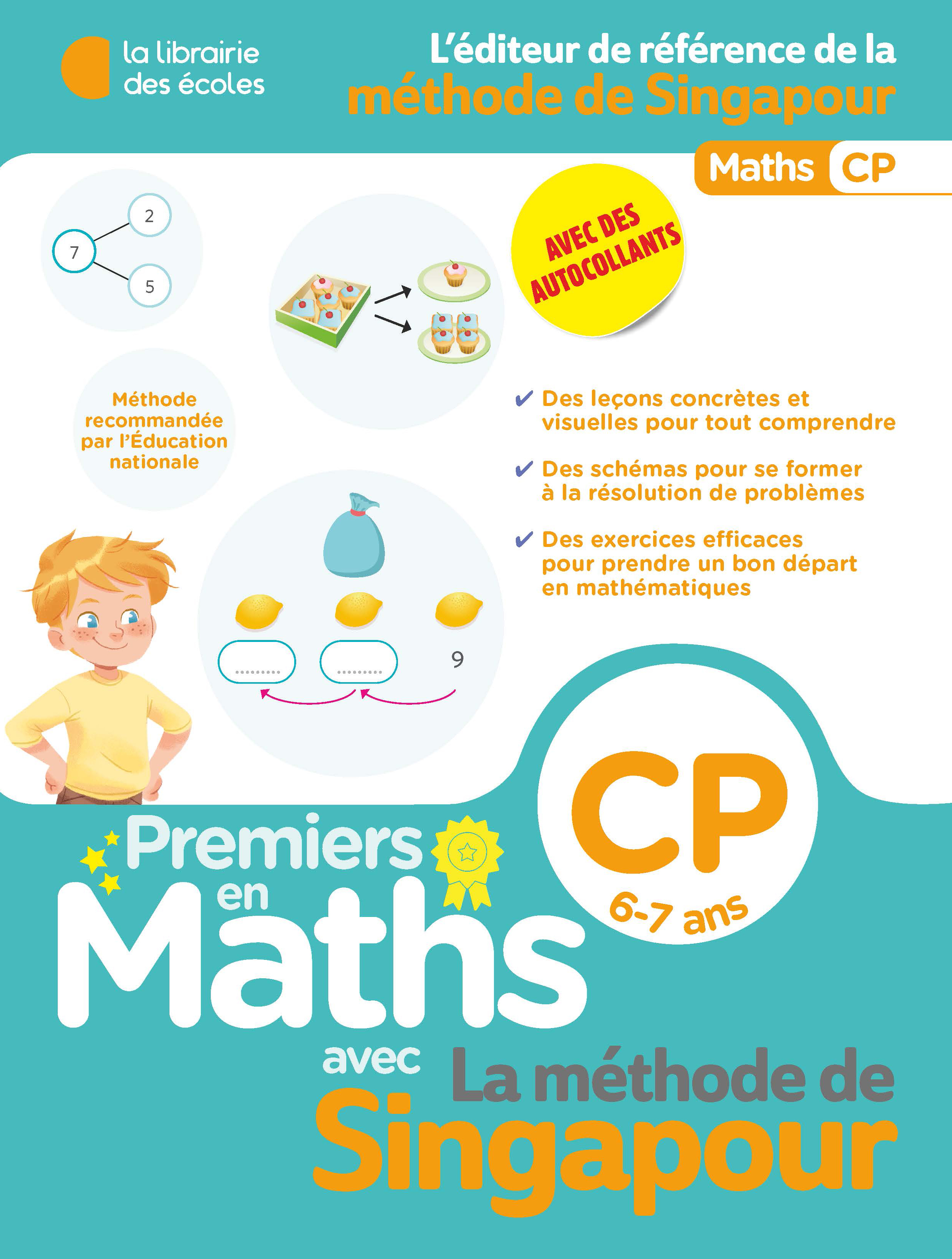 Premiers en maths - Méthode de Singapour CP - XXX - LIB DES ECOLES